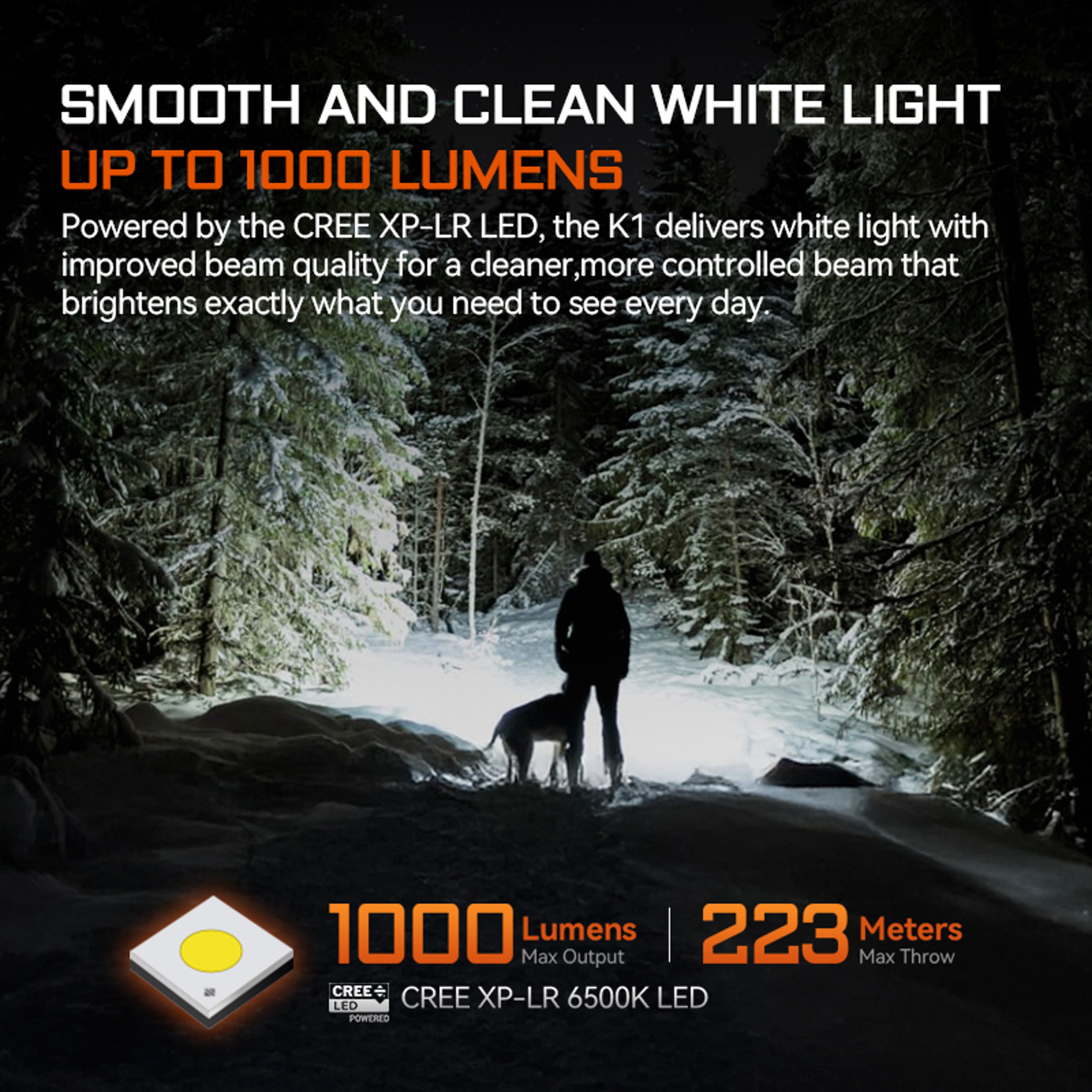 Rechargeable Flashlight  High Performance EDC AA Pocket Flashlight with Lumens, Green Beam, UV LED, and White – view 2