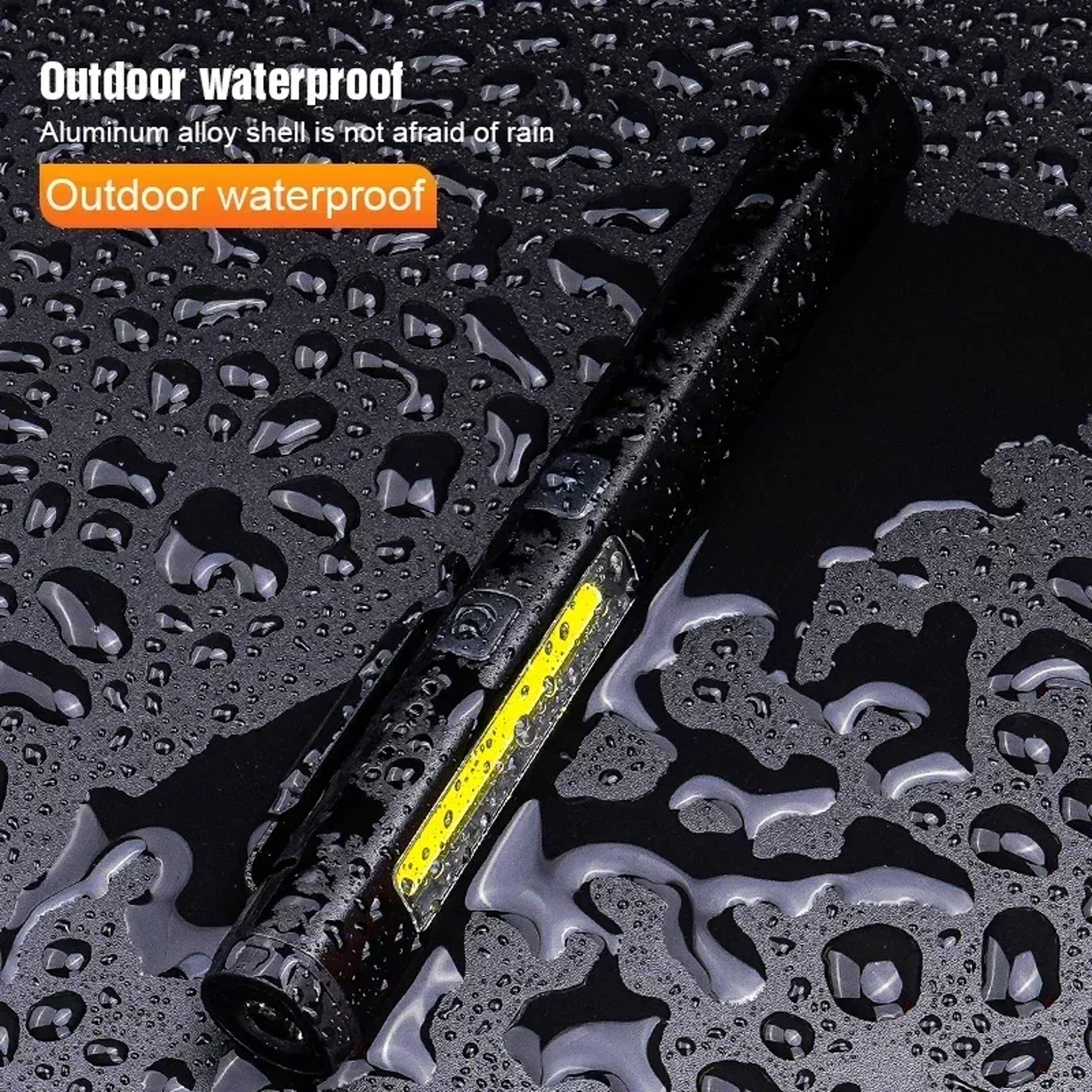 Mini USB Rechargeable LED Flashlight with Pocket Clip, Waterproof Lantern, and Magnet for Work & Outdoor Use – view 6