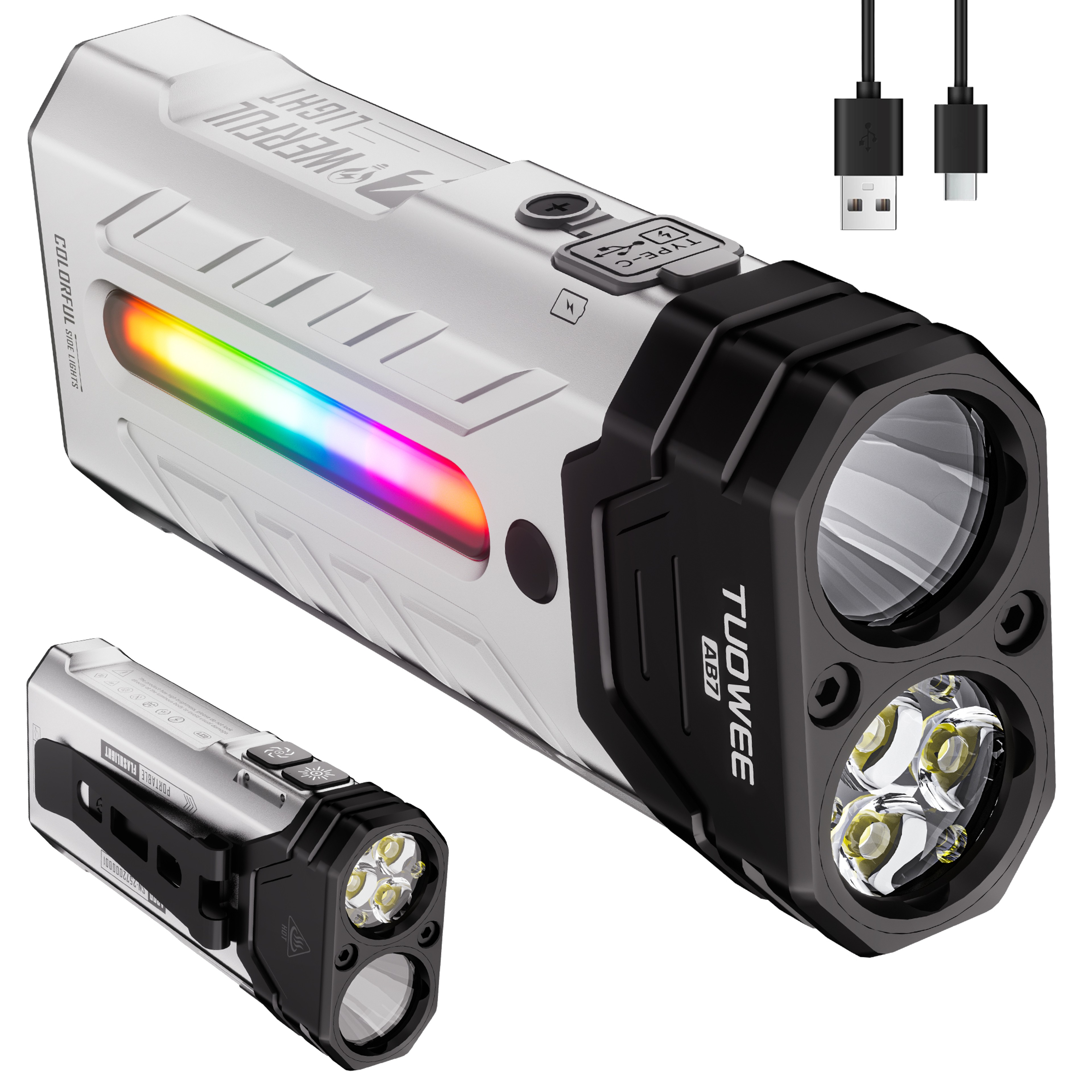 Multi Functional Portable LED Flashlight With Magnetic Torch Perfect For Hiking And Camping Adventu 9