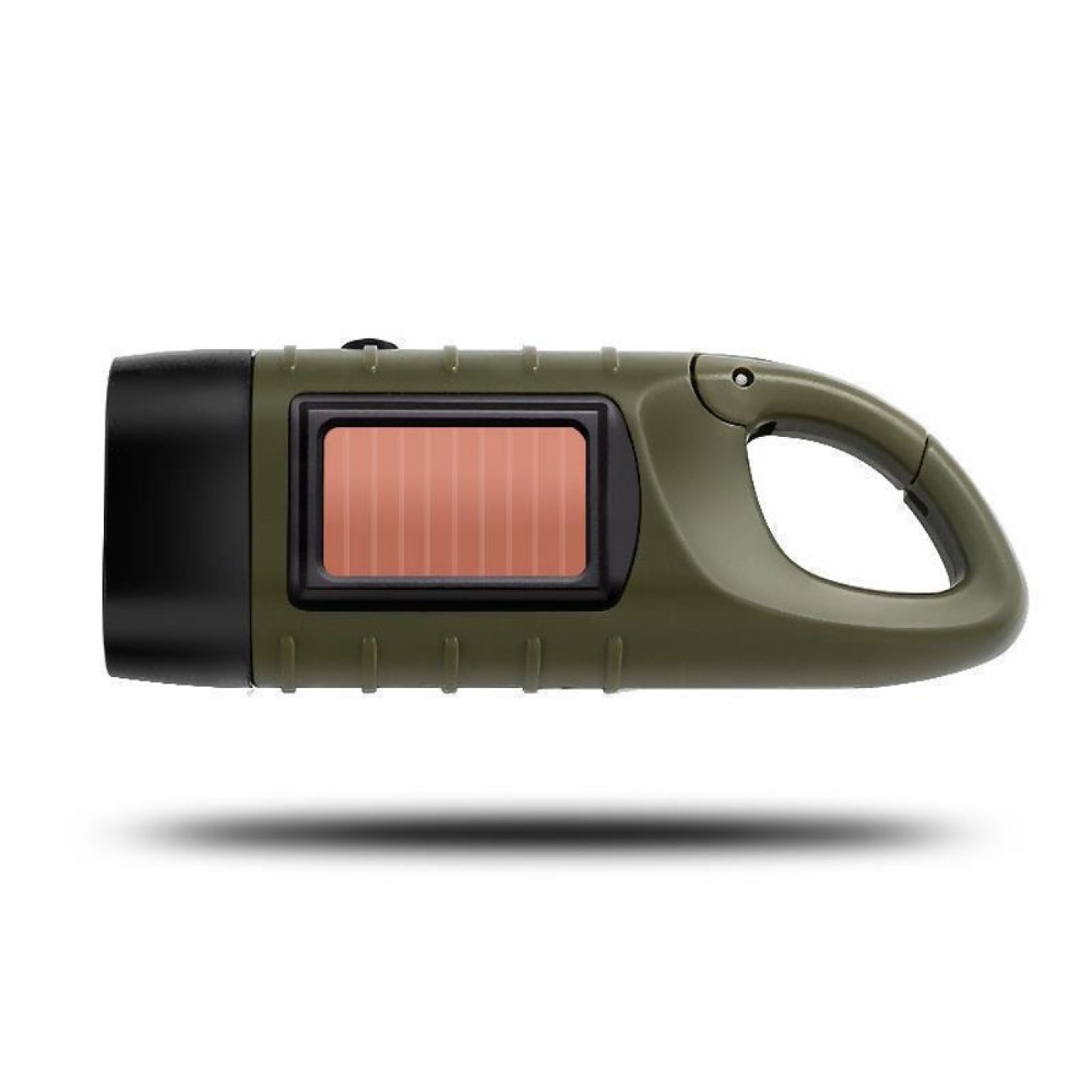 Solar Powered Hand Crank LED Flashlight  Portable, Rechargeable & Energy Efficient Torch for Outdoor Adventures – view 7