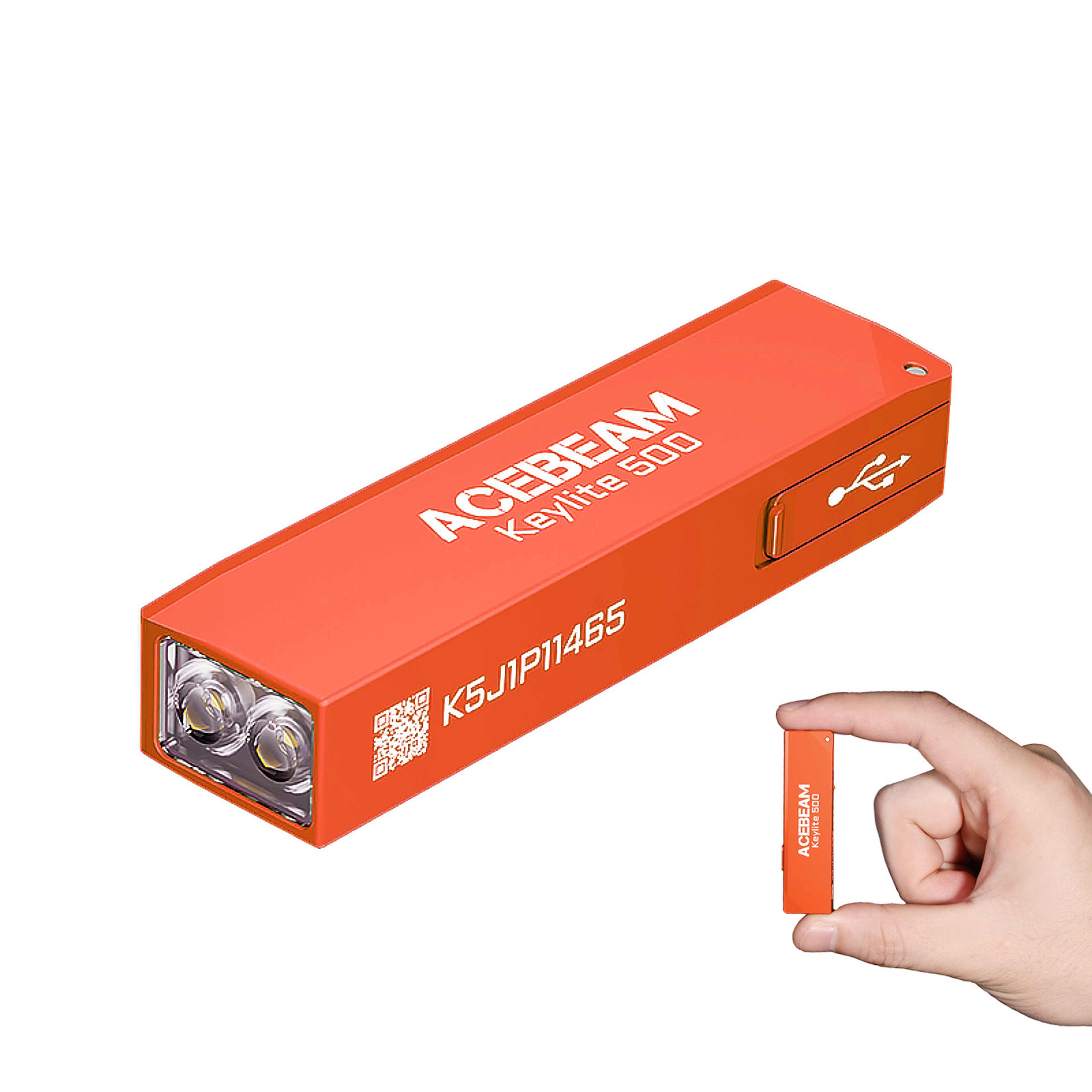 Keychain Flashlight Keylite EDC Rechargeable LED Light With Self Defense Strobe Mode Compact Powerf 5