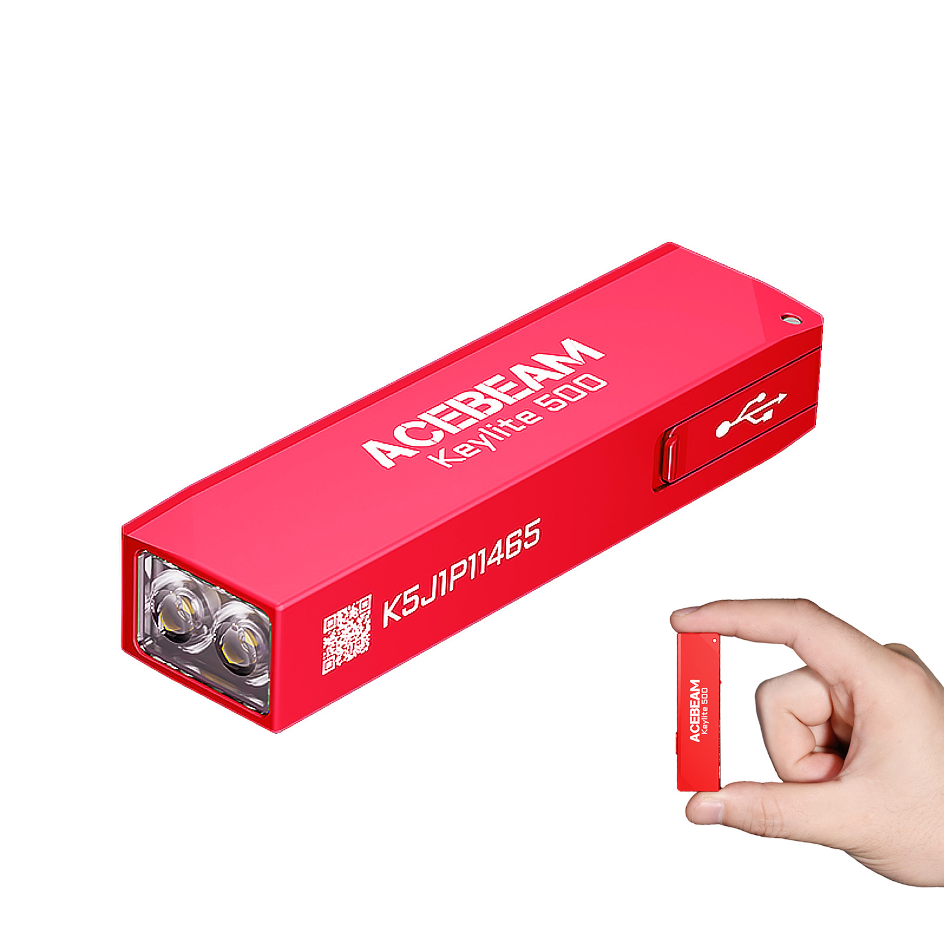 Keychain Flashlight Keylite EDC Rechargeable LED Light With Self Defense Strobe Mode Compact Powerf 8