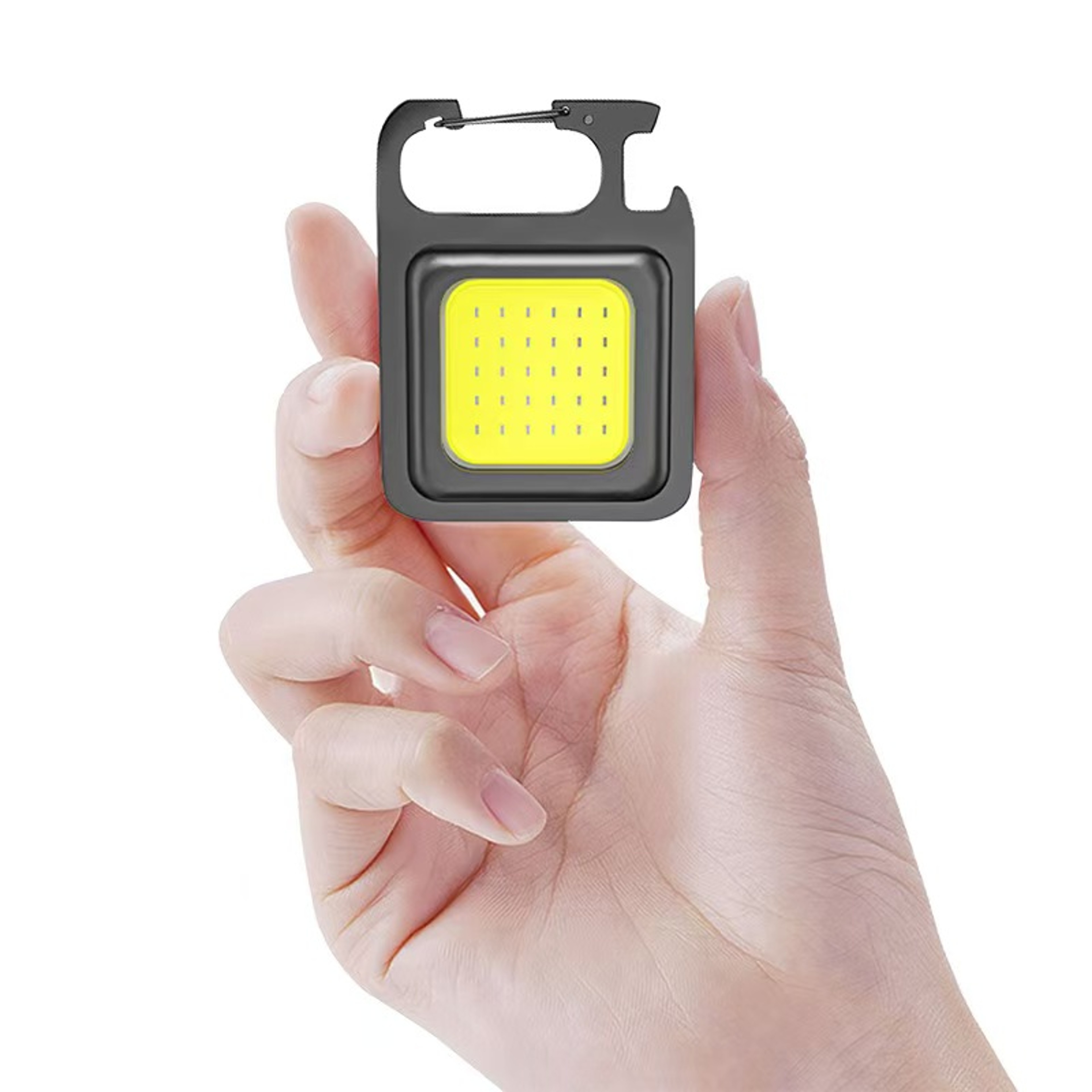 Mini LED Rechargeable Flashlight High Power Torch with Keychain for Camping, Self Defense, and Work – view 1