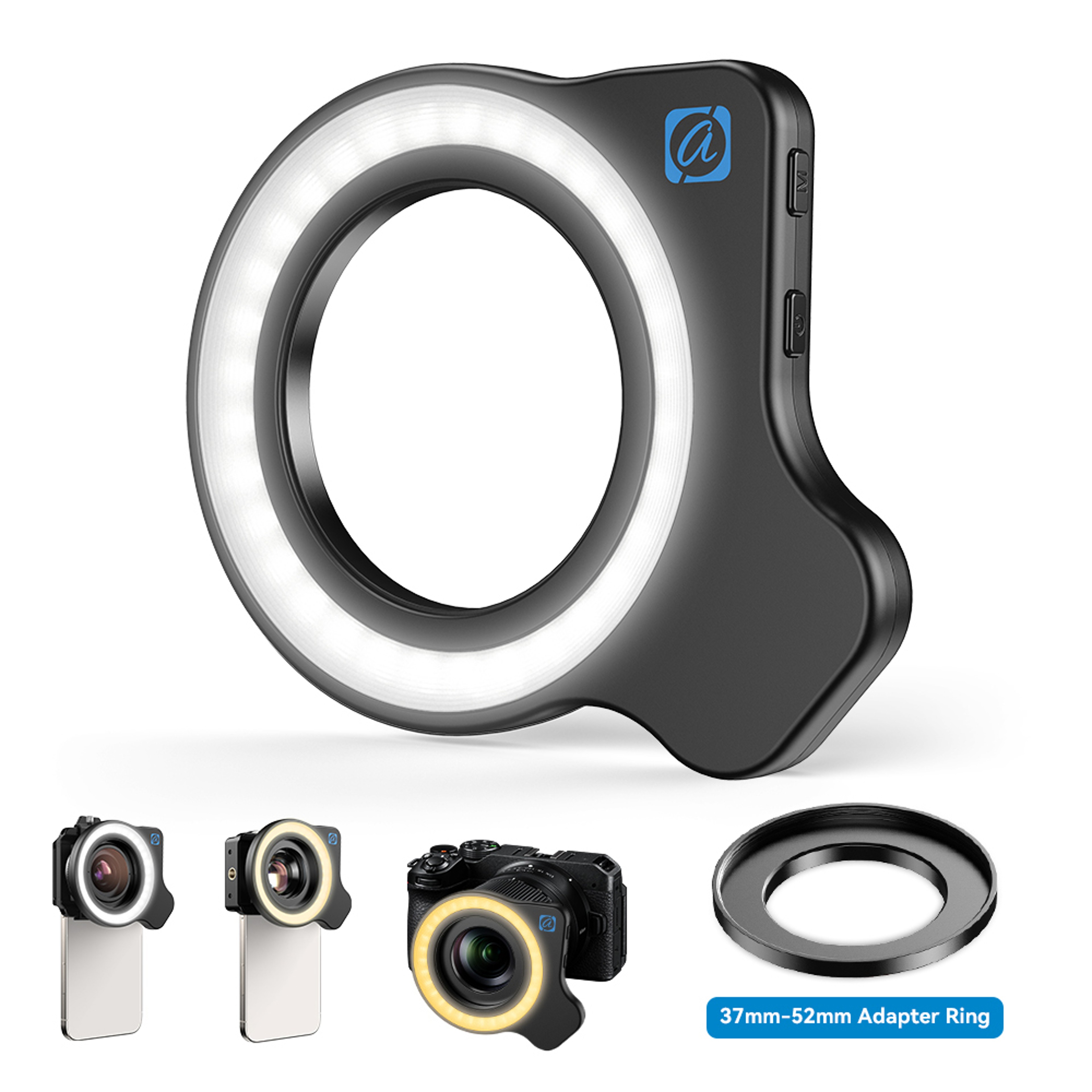 Macro Lens Ring Light with Light Modes High-Power Fill Light for Precise Photography – view 1