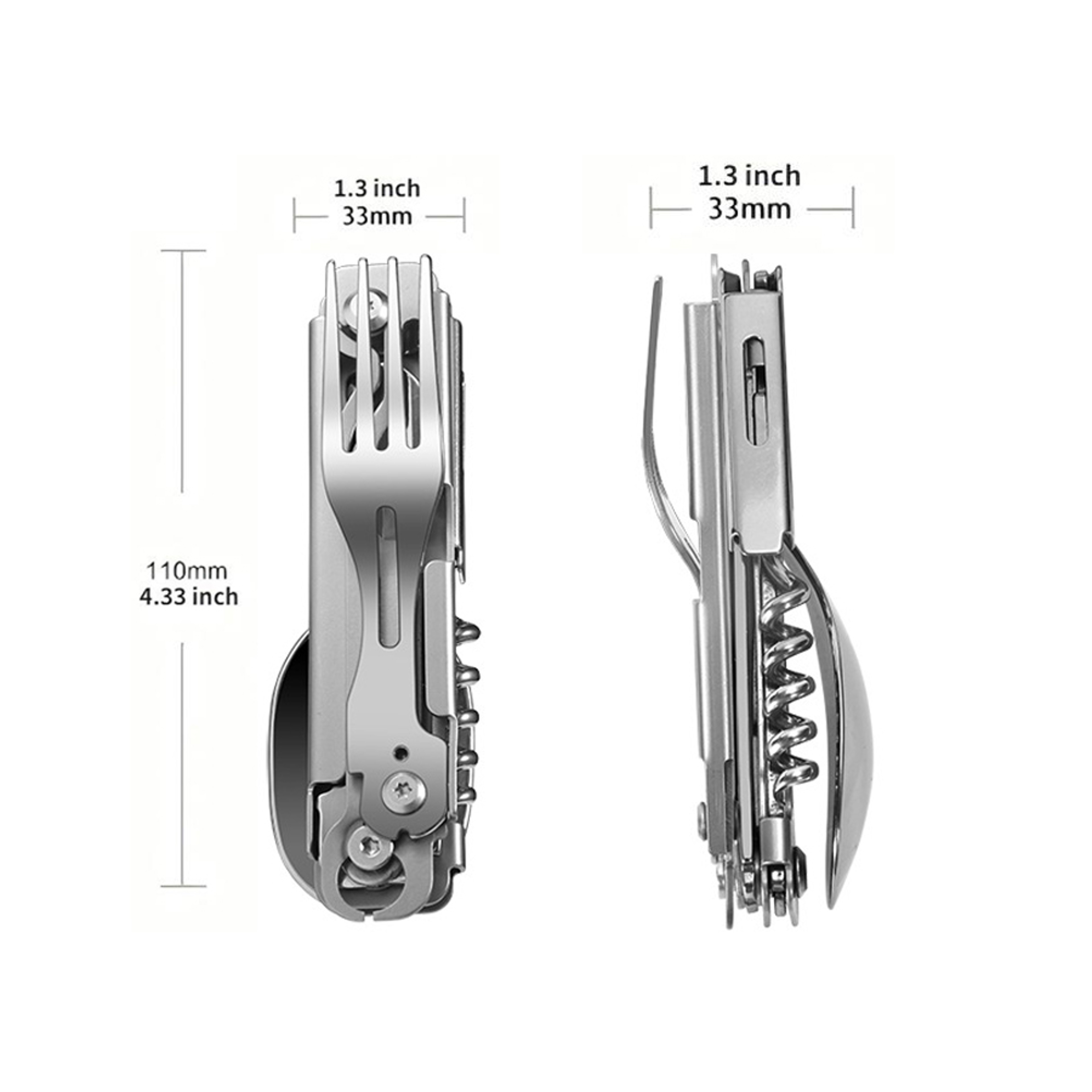 Multifunctional Cutlery Set  Portable Outdoor Tableware for Camping, Hiking, and Travel – view 4