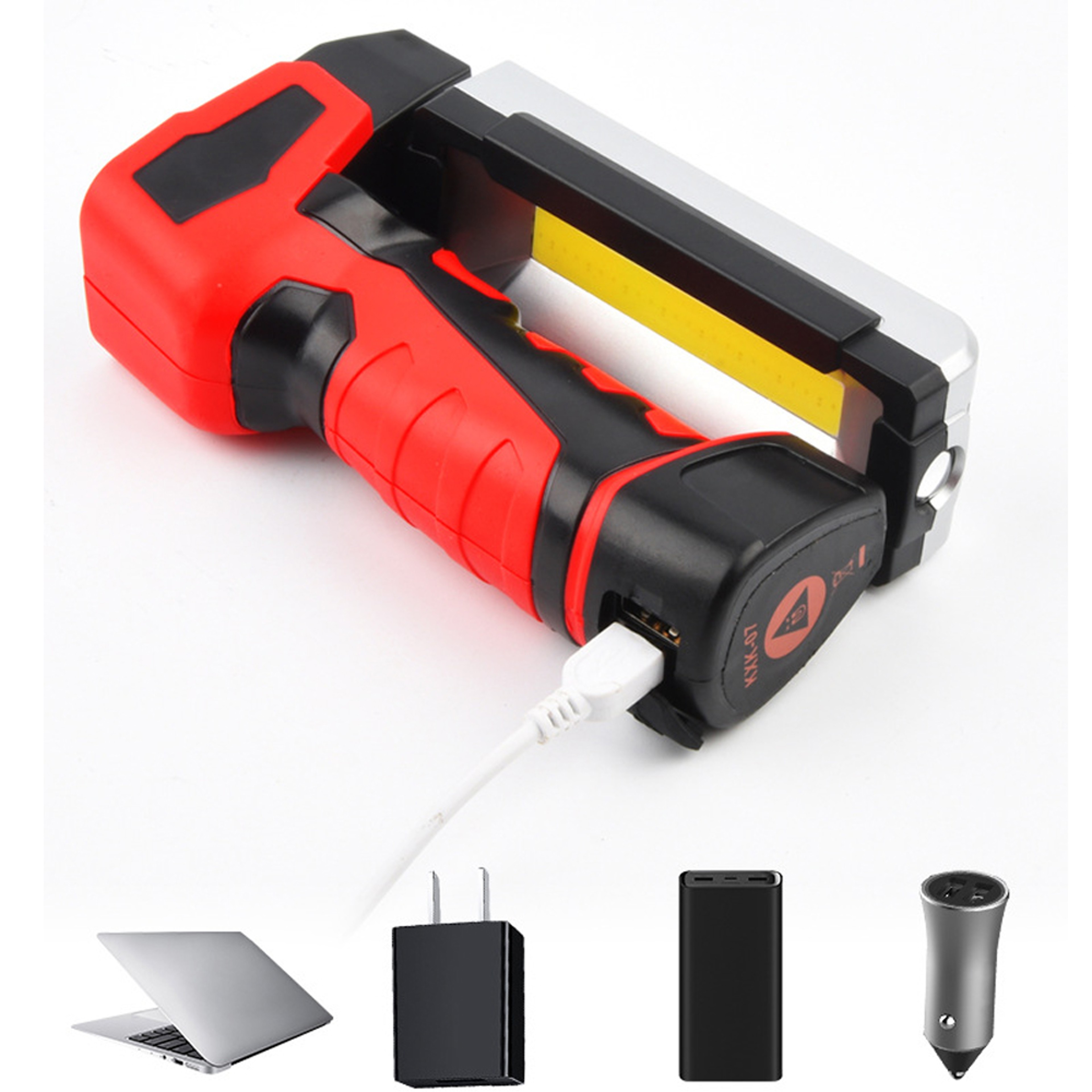 Portable COB LED Work Light  USB Rechargeable Emergency Car Garage Lamp – view 5