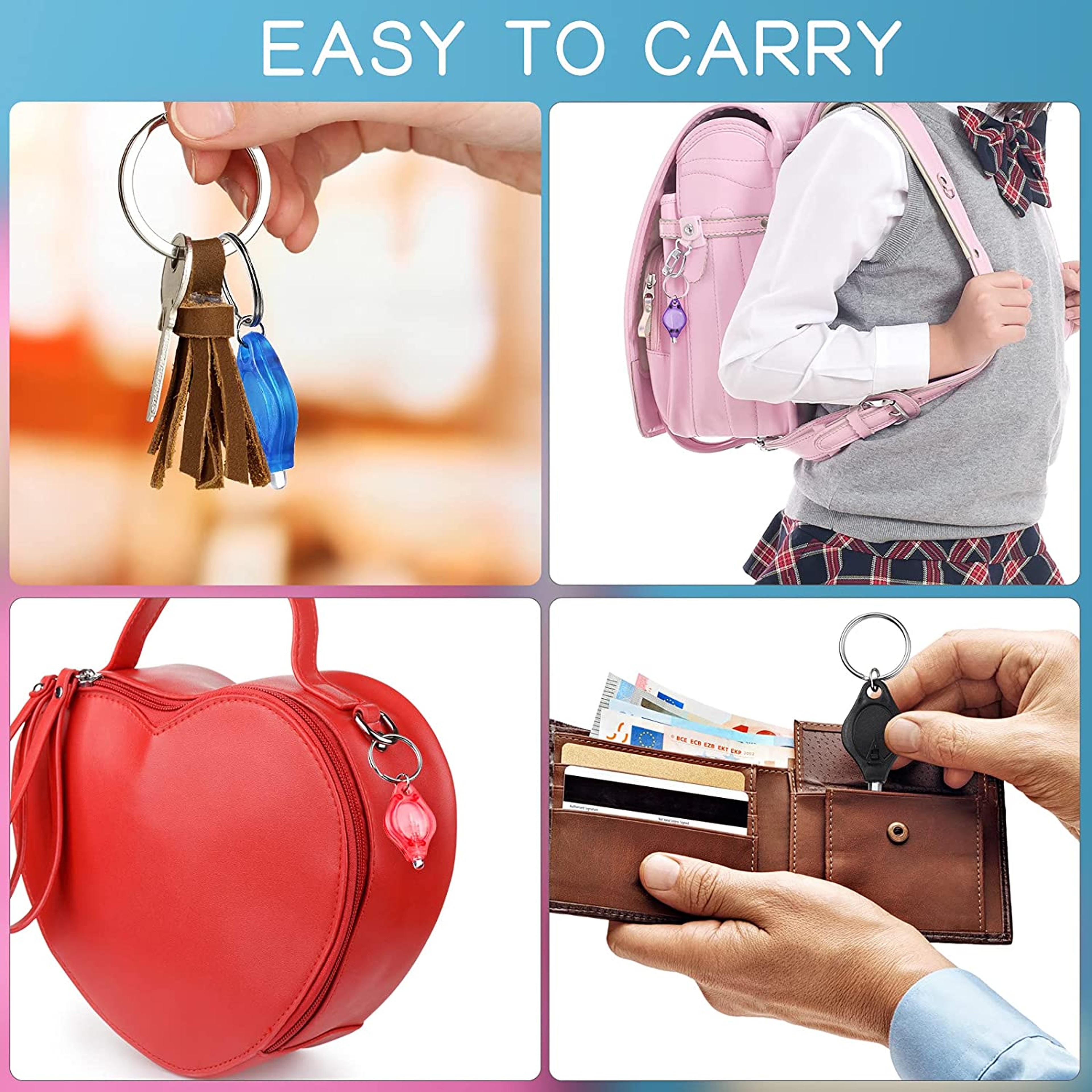 Mini LED Keychain Light  Colorful Portable Torch for Stairs, Backup, and Everyday Use – view 5