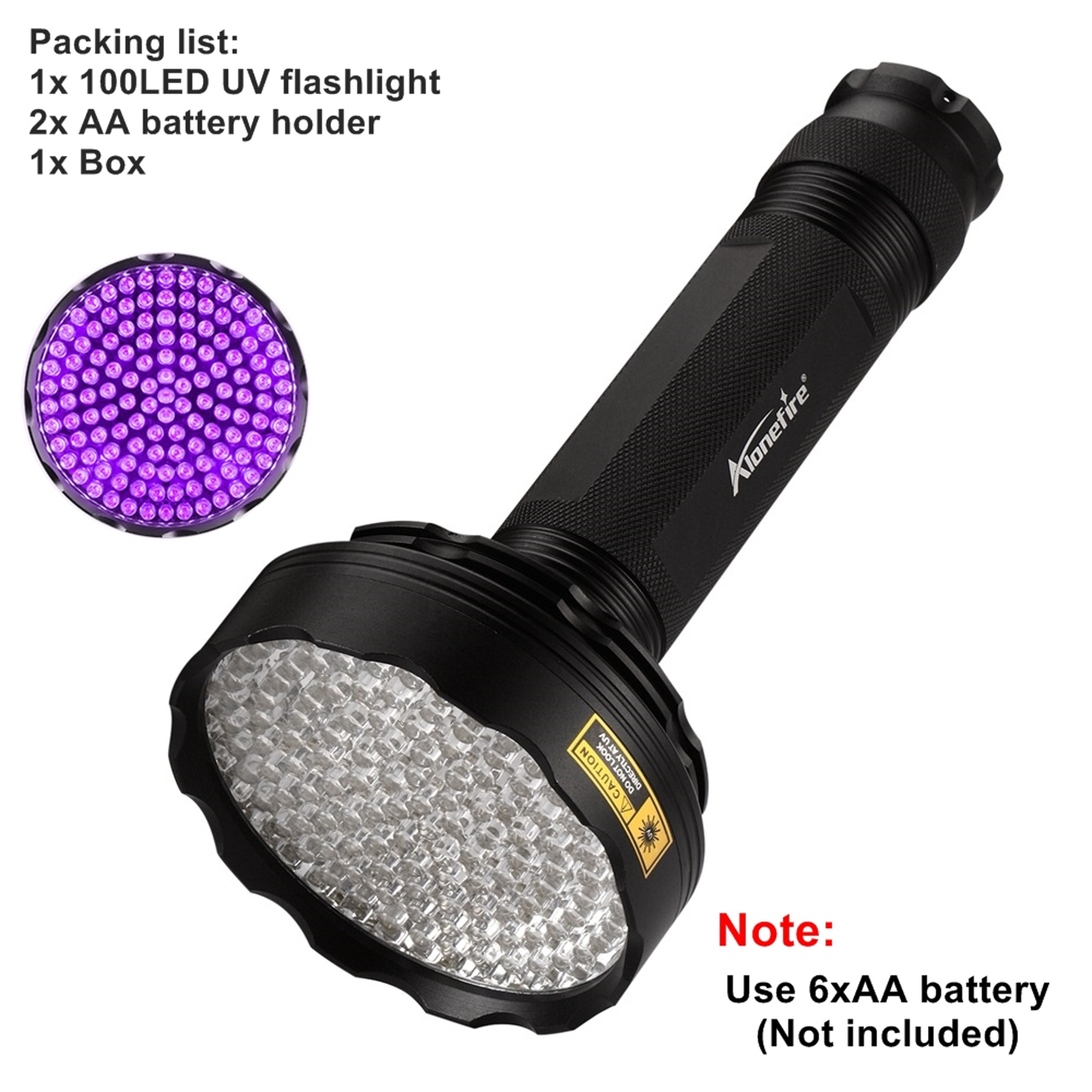 High Power UV Flashlight LED Ultraviolet Torch For Scorpion Detection  Pet Stain Removal 5