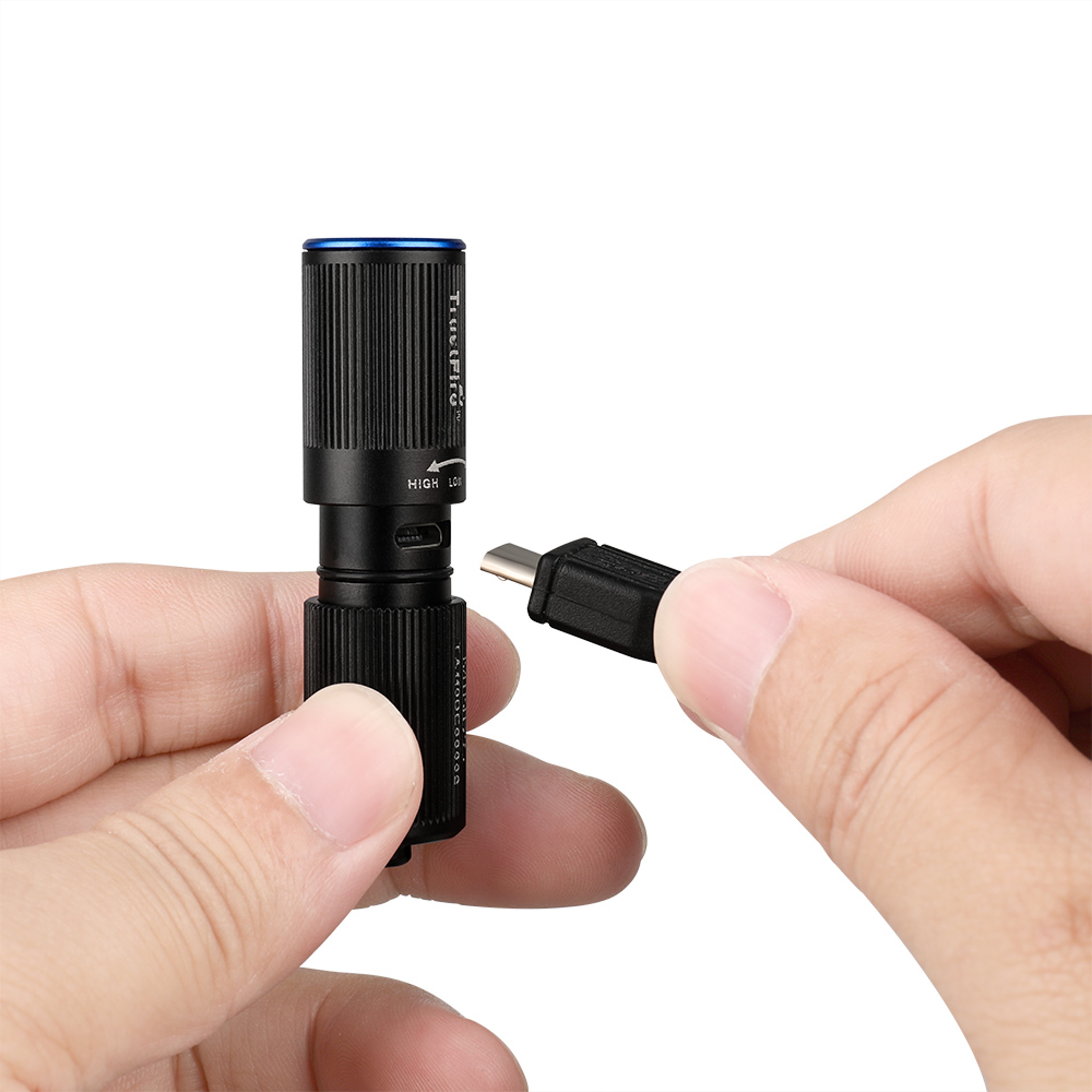 Mini Rechargeable LED Flashlight Lumen, Portable EDC Keychain Light with USB Charging, Waterproof – view 5