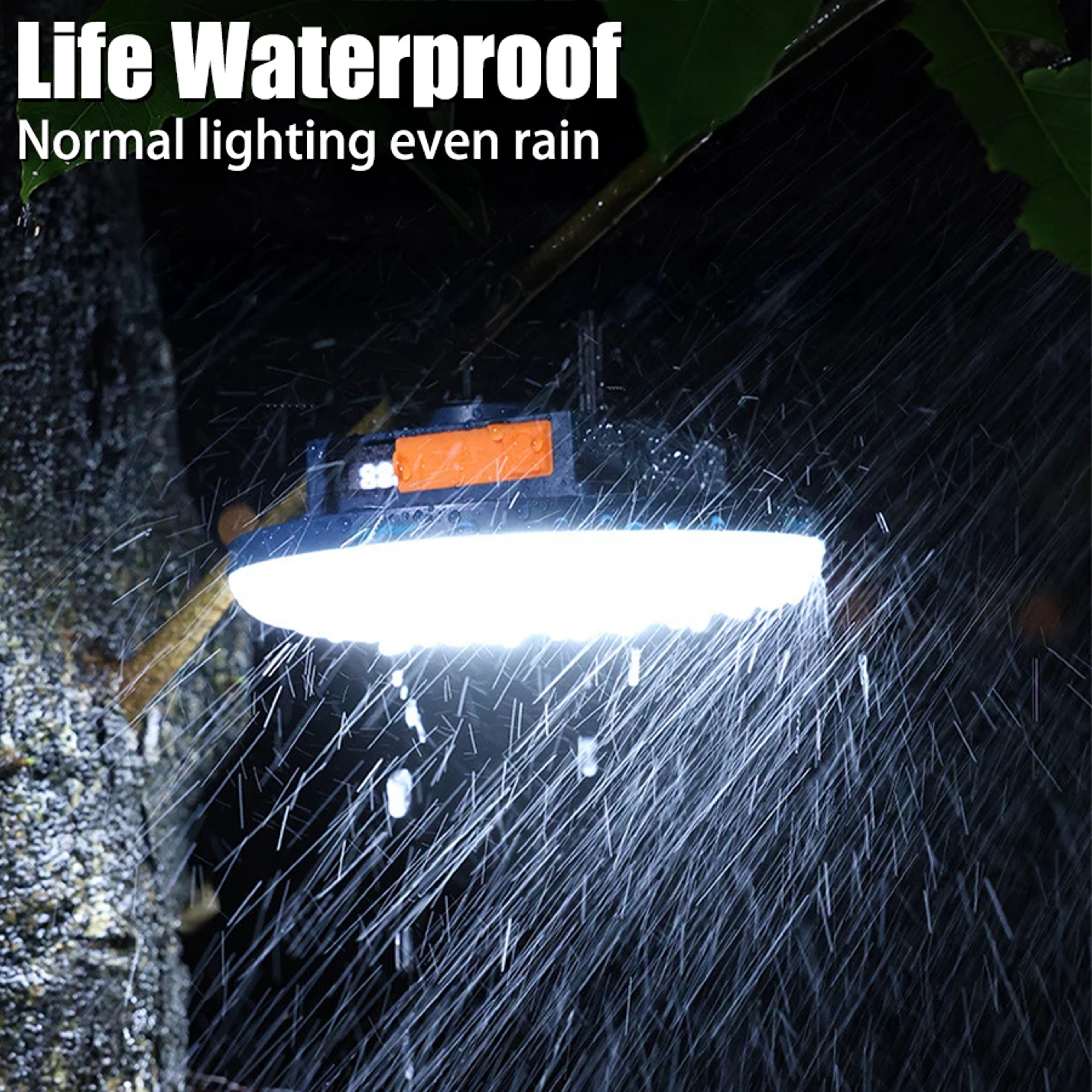 Rechargeable LED Camping Lantern With Magnet COB Strong Floodlight Portable Flashlight Tent Lamp 4
