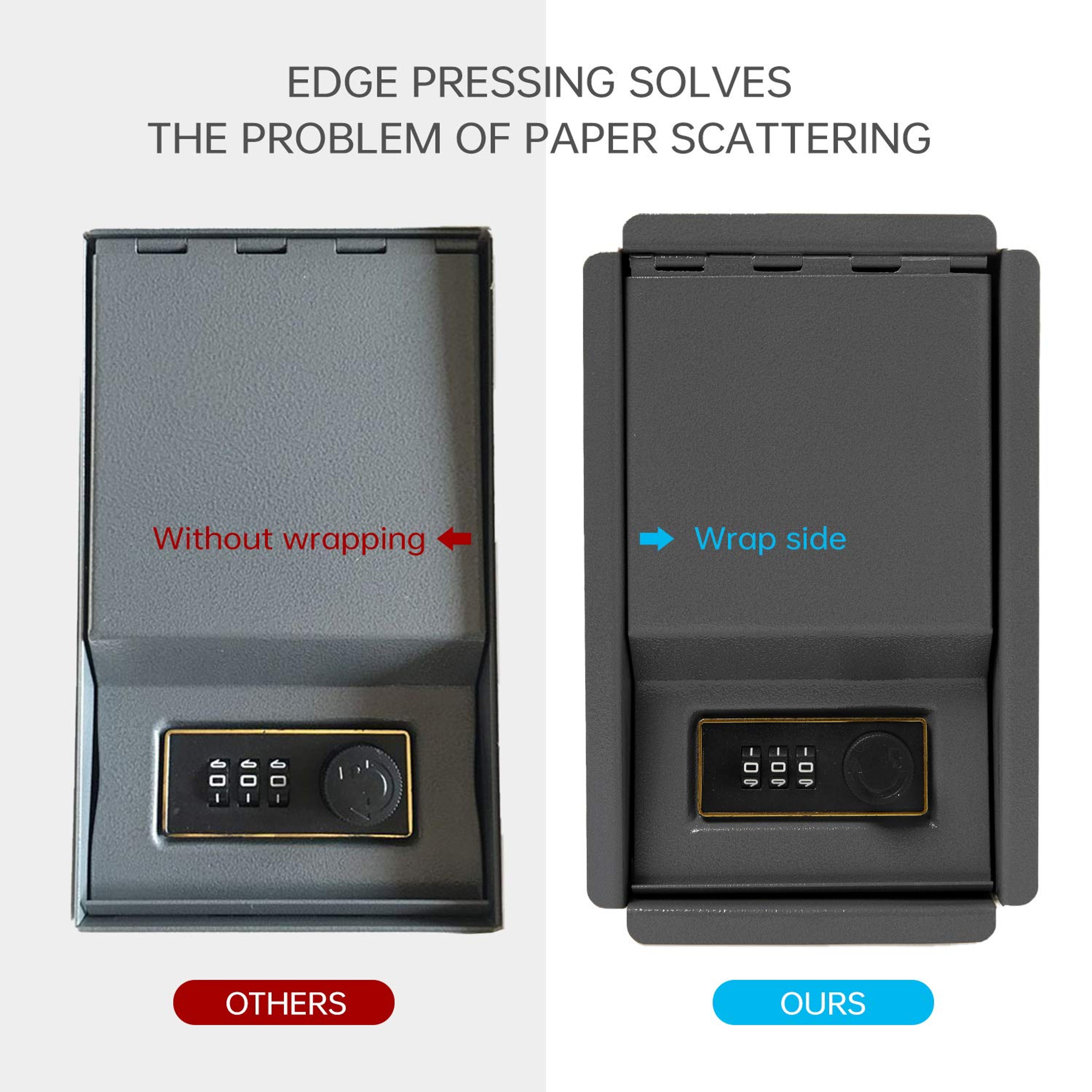 Genuine Paper Transfer Book Safe Box Secret Hidden Safe With Combination Lock For Protecting Valuab 4