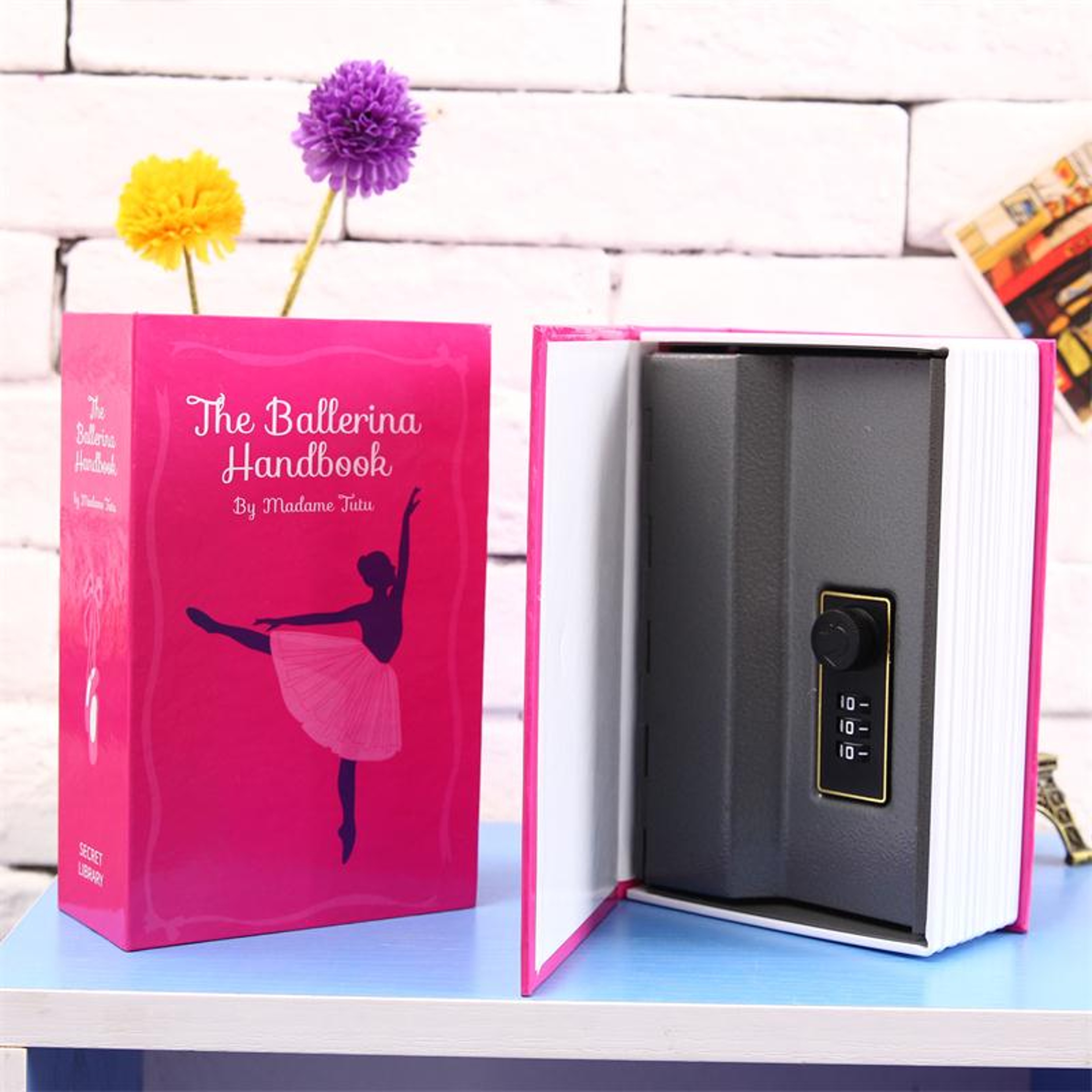 Size S Password Hidden Book Safe Diversion Safe With Combination Lock For Home Office Car  Travel 1