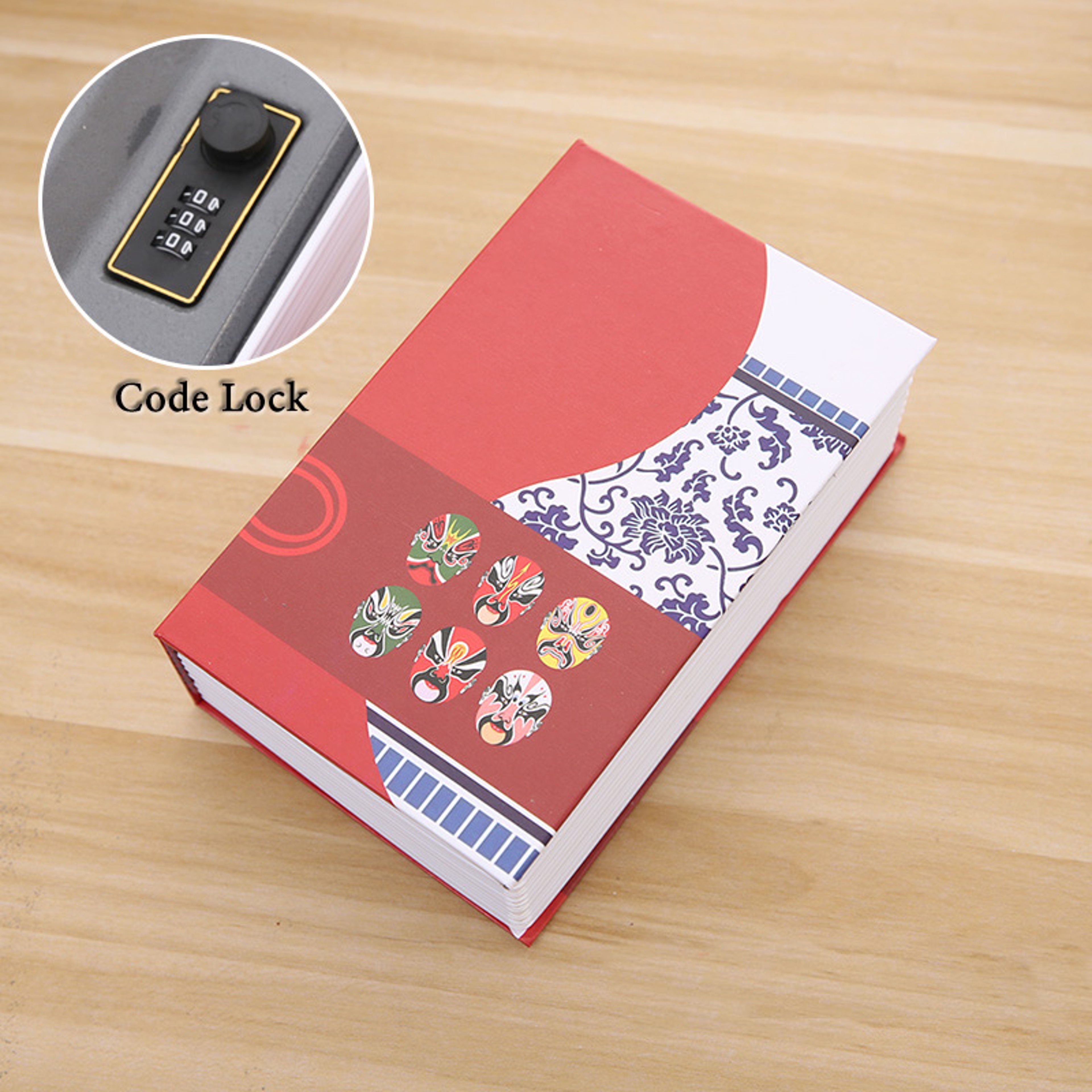 Size S Password Hidden Book Safe Diversion Safe With Combination Lock For Home Office Car  Travel 6