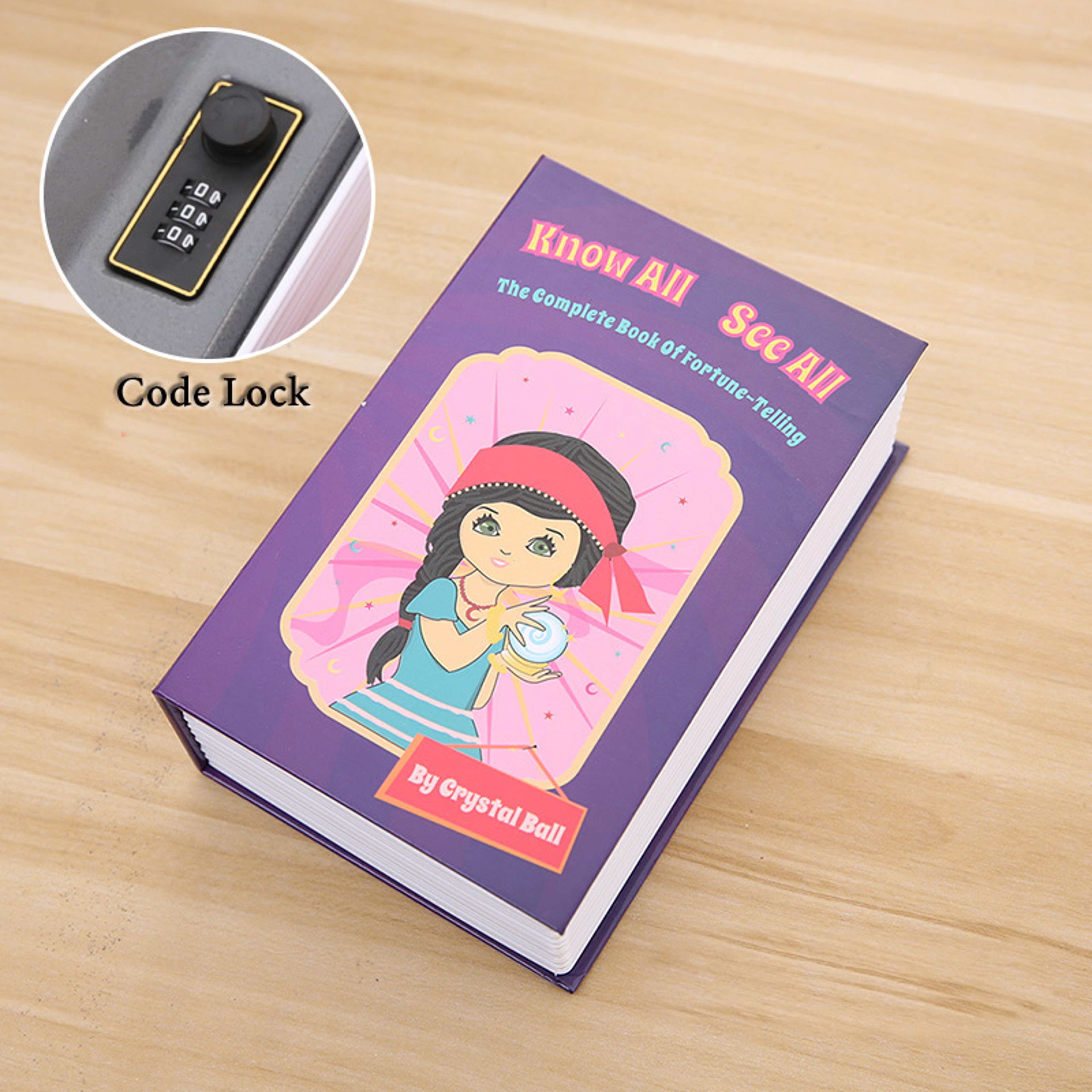 Size S Password Hidden Book Safe Diversion Safe With Combination Lock For Home Office Car  Travel 7