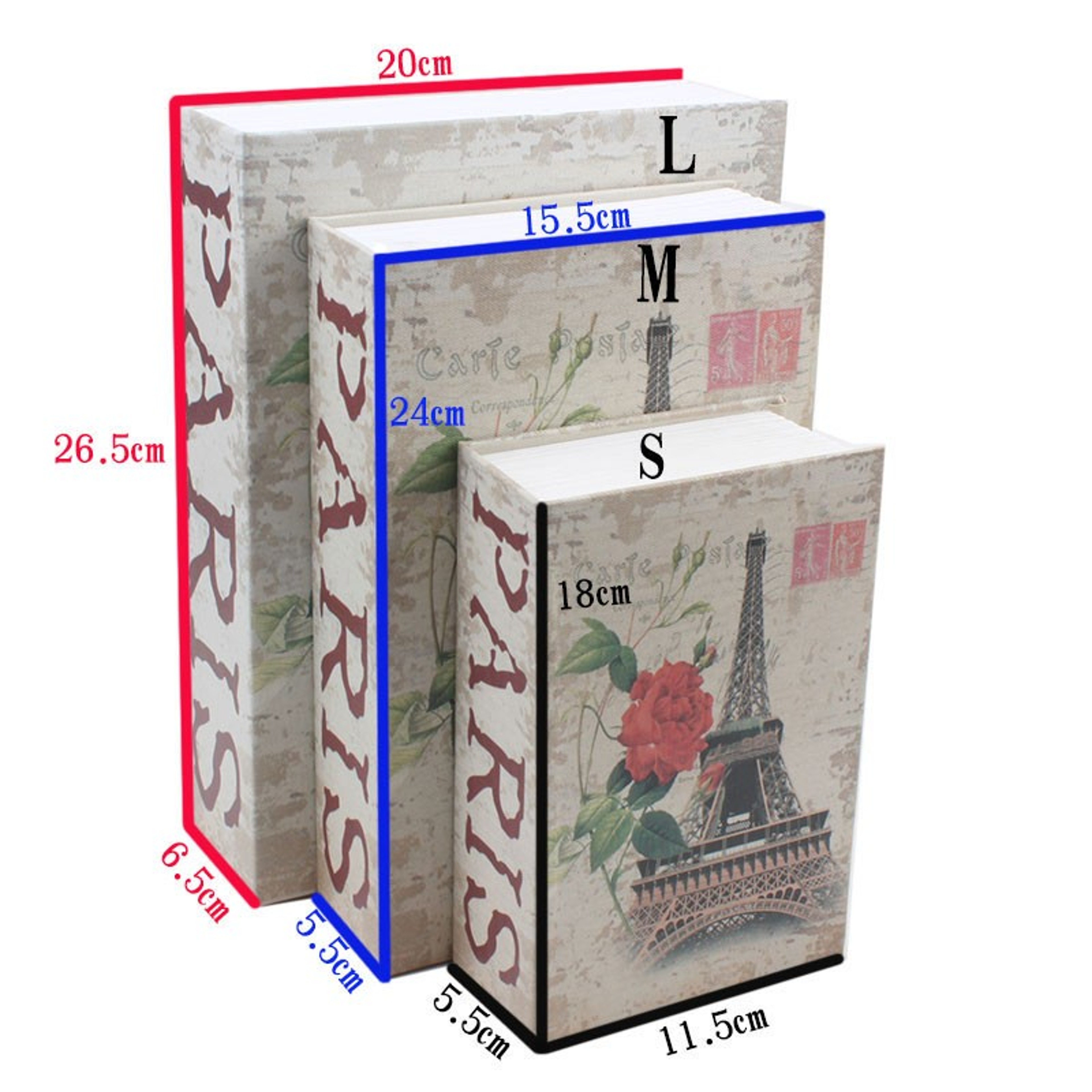Hidden Book Safe With Key Lock Secure Metal Cash Box For Cash  Valuables 1