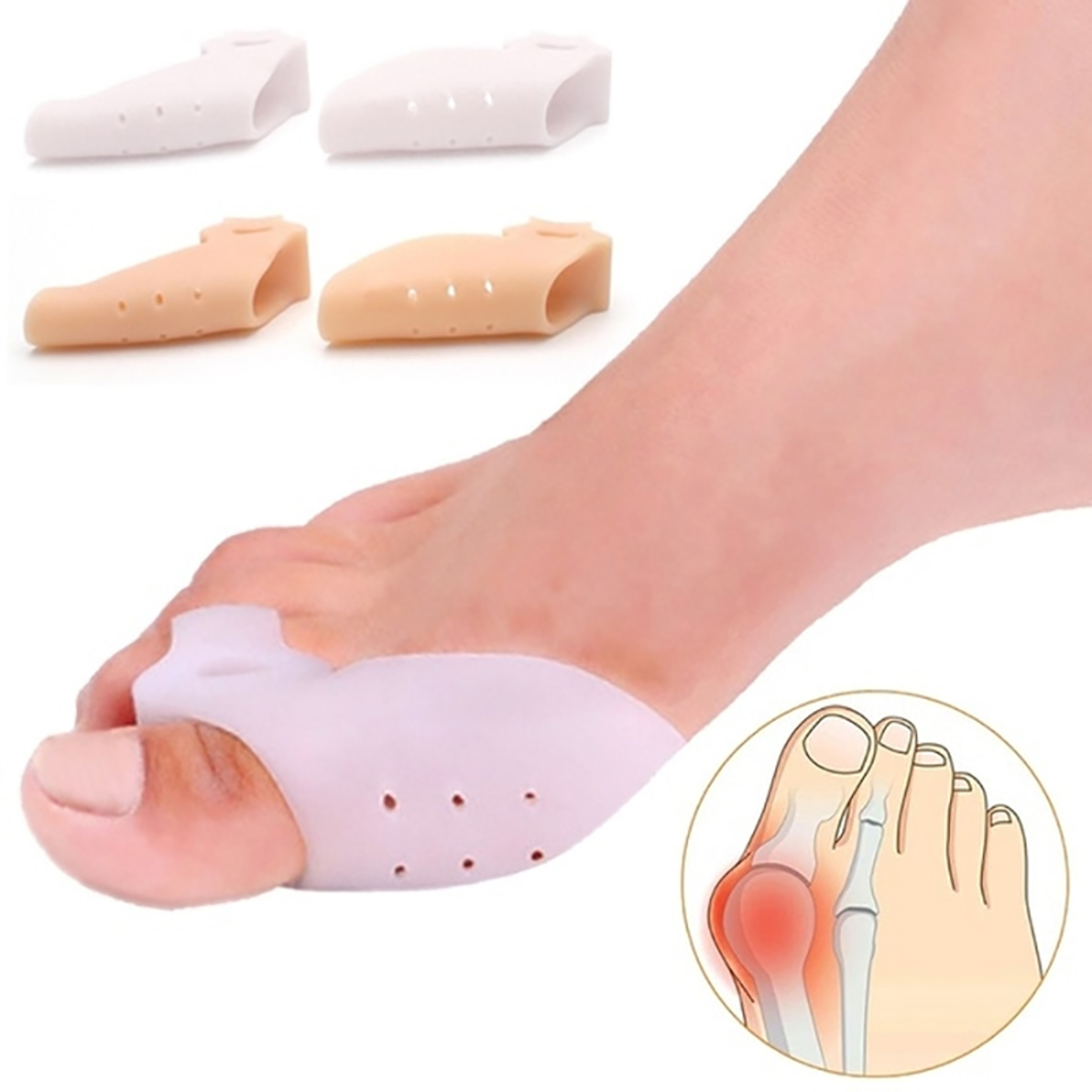 Silicone Toe Corrector for Hallux Valgus Comfort & Foot Health Improvement – view 1