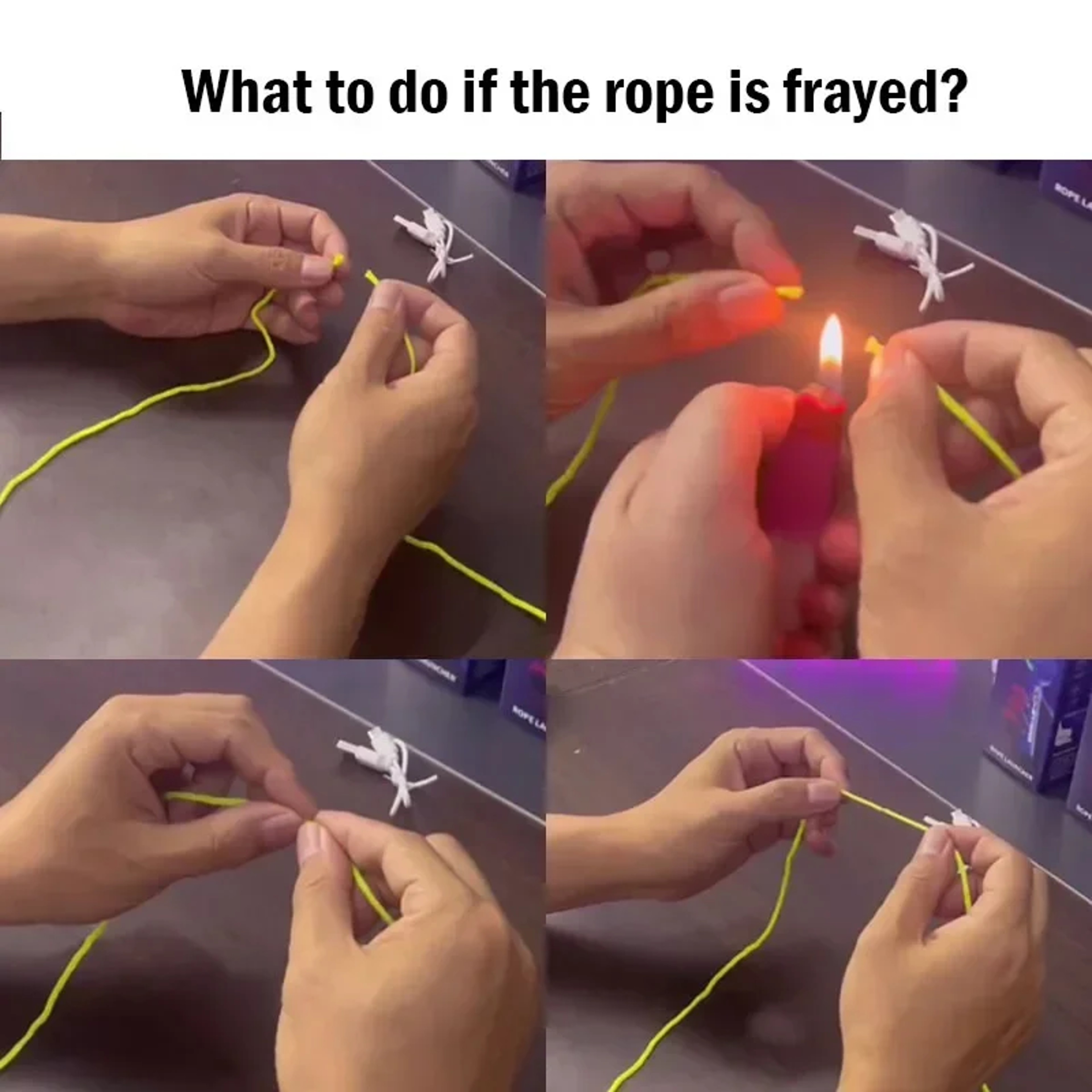 Glow In The Dark String Rope Launcher Portable Handheld Stress Relief Toy For Kids  Party Gifts 5