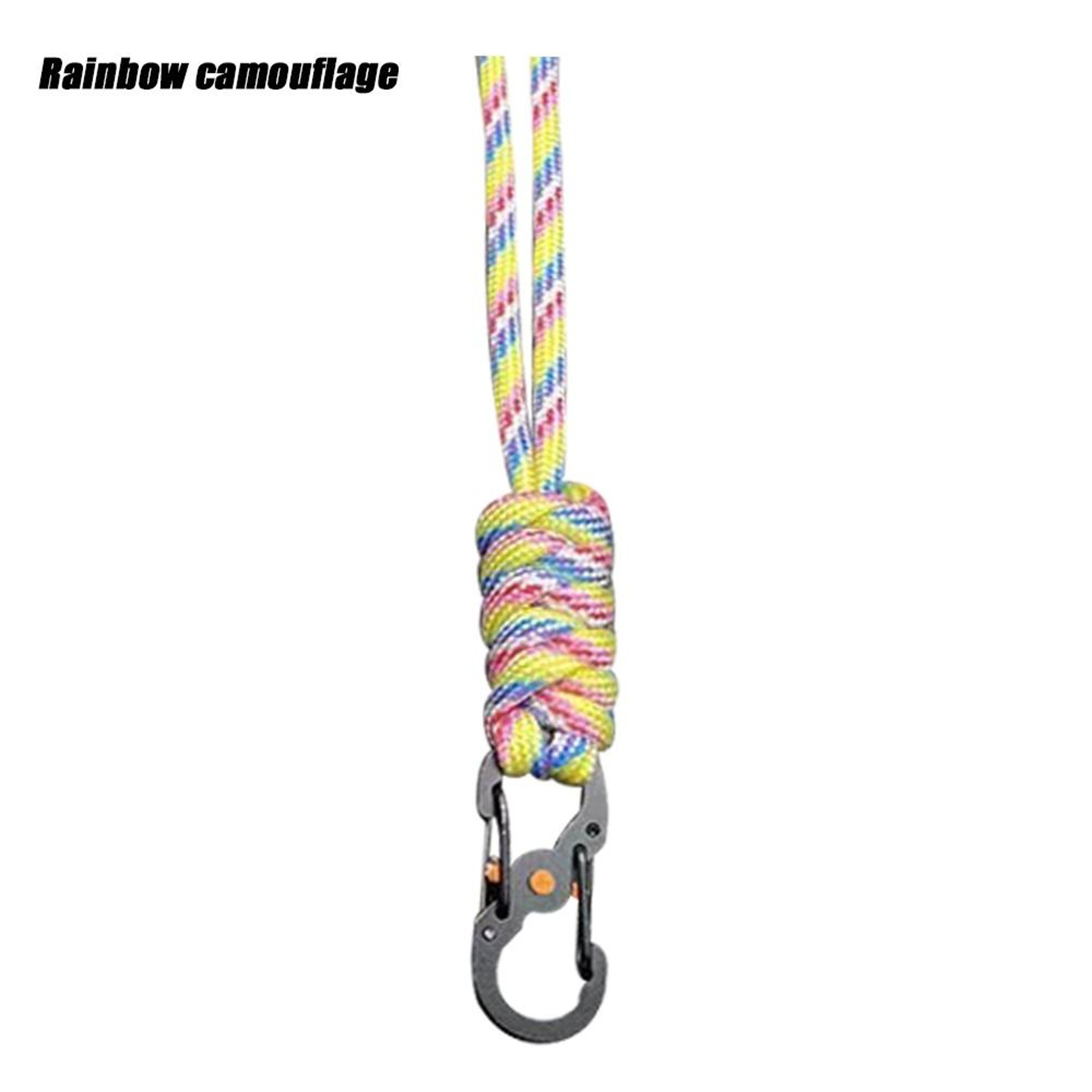 Handmade Snake Knot Paracord Keychain Durable Survival Rope Key Chain for Outdoor Adventures & Camping Gifts – view 14