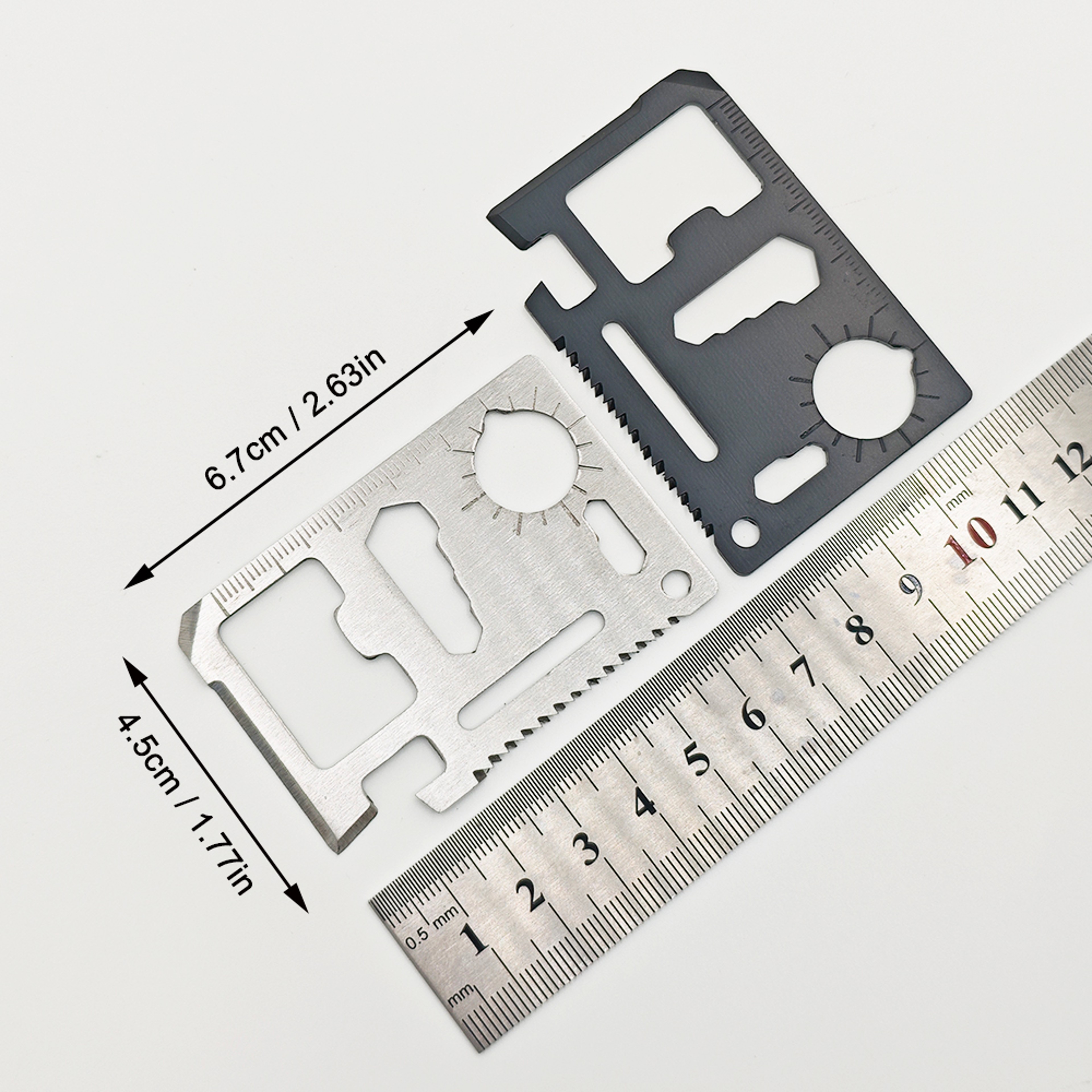 Credit Card Multitool EDC Pocket Tool For Camping Survival  Everyday Carry 0