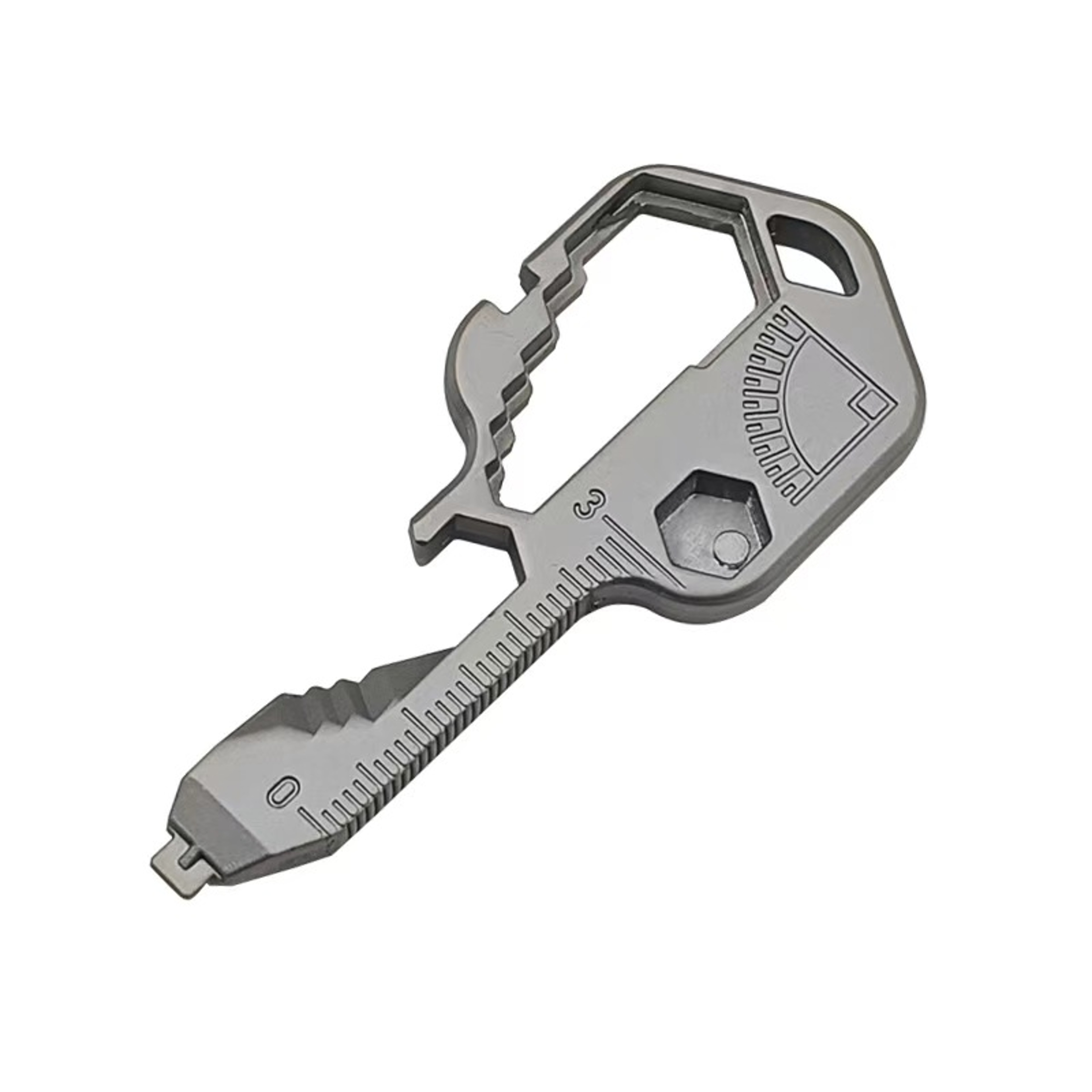 Keychain Multitool Stainless Steel EDC Pocket Repair Tool – view 3