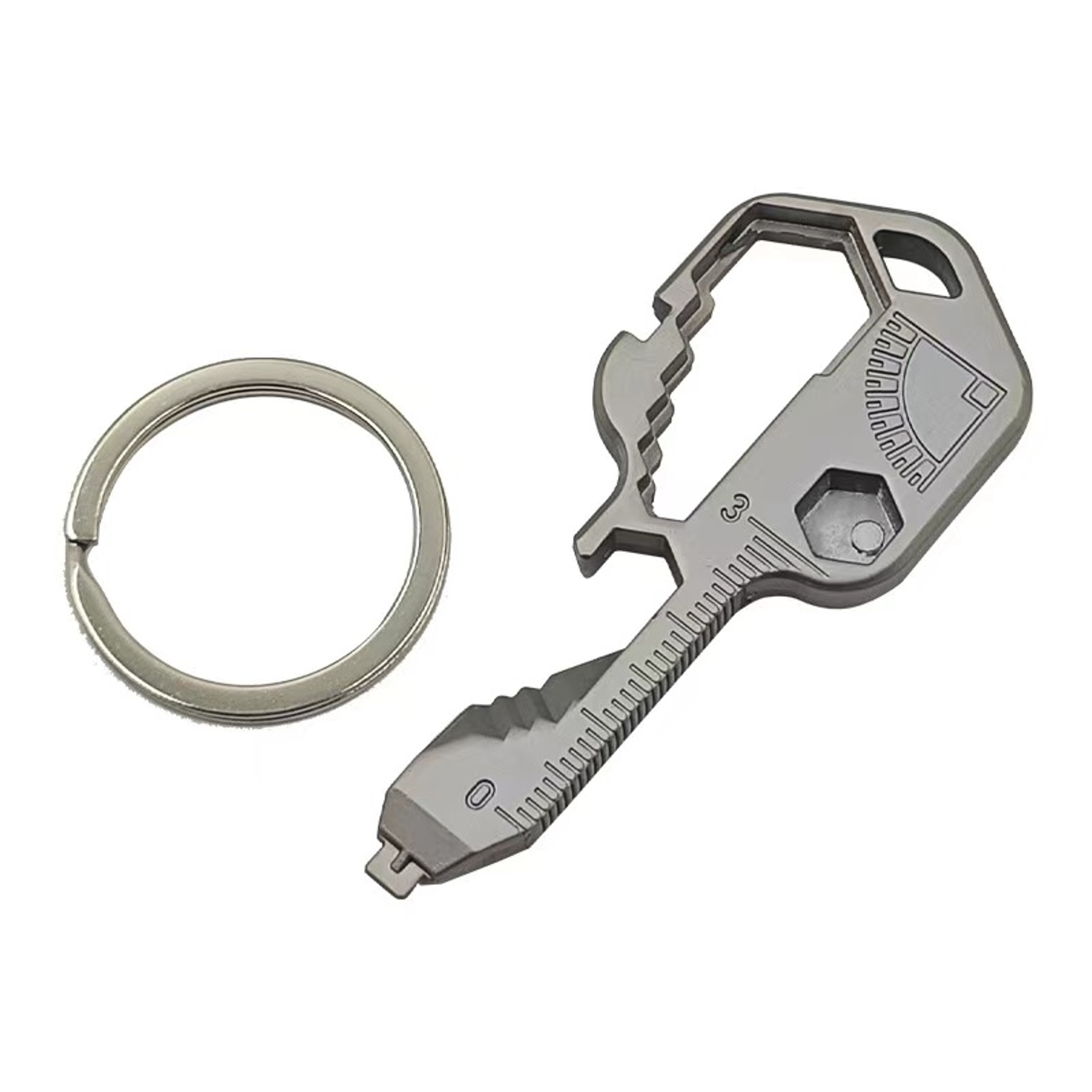 Keychain Multitool Stainless Steel EDC Pocket Repair Tool – view 5