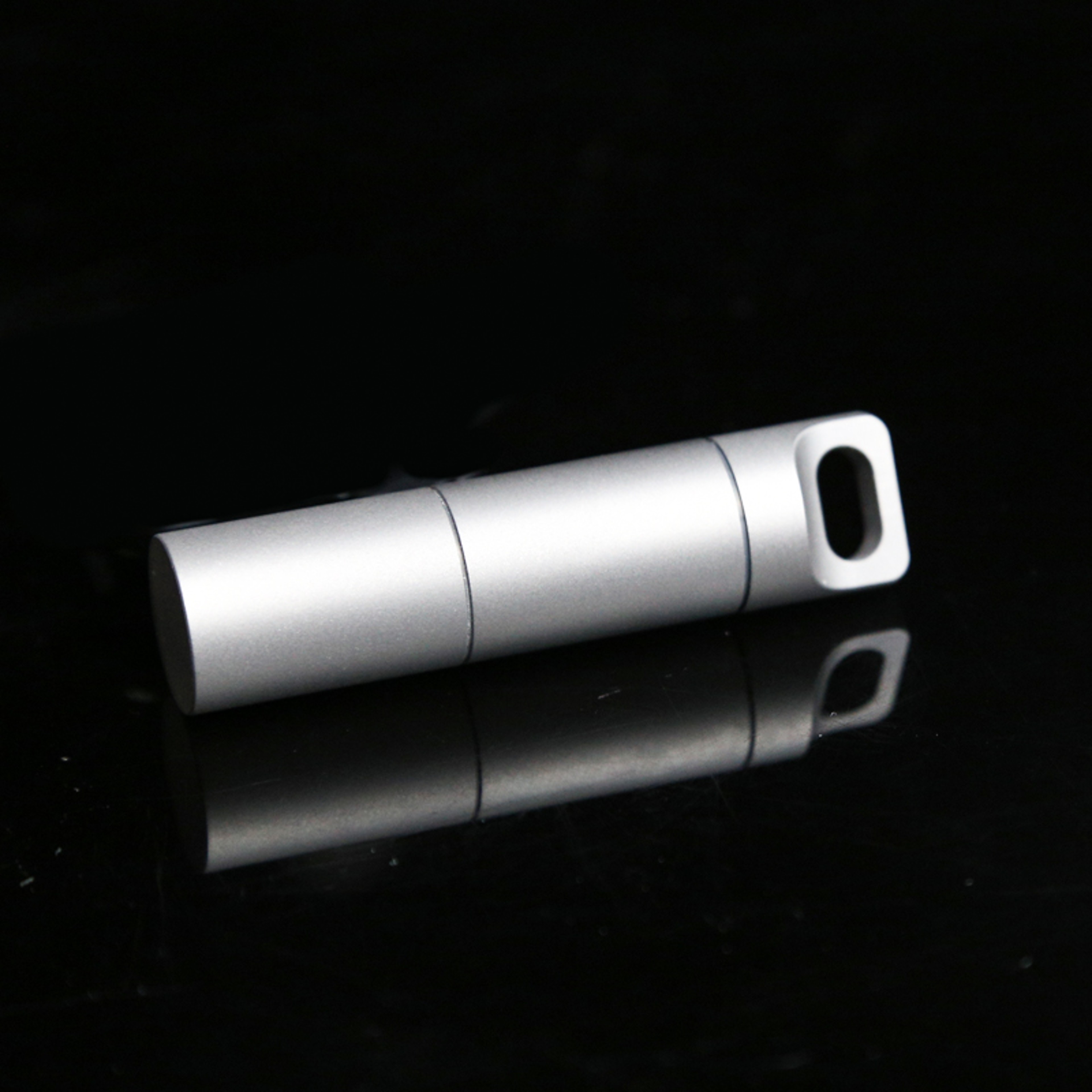 Titanium Waterproof Pill Case Keychain Mini EDC pill container for Travel & Outdoor Safety – view 1
