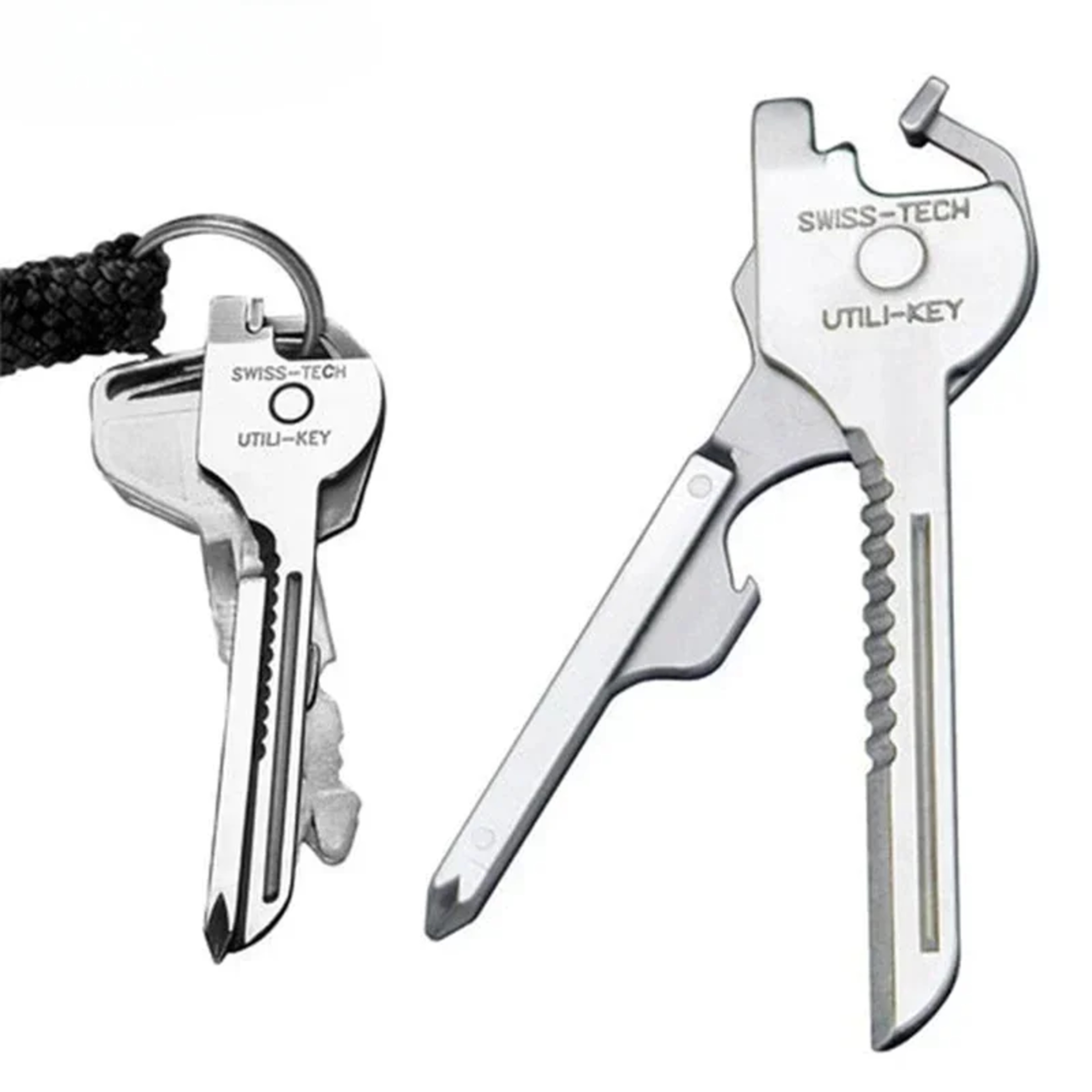 Multifunction Keychain Tool Compact EDC Survival Pocket Tool with Screwdriver & Bottle Opener – view 2