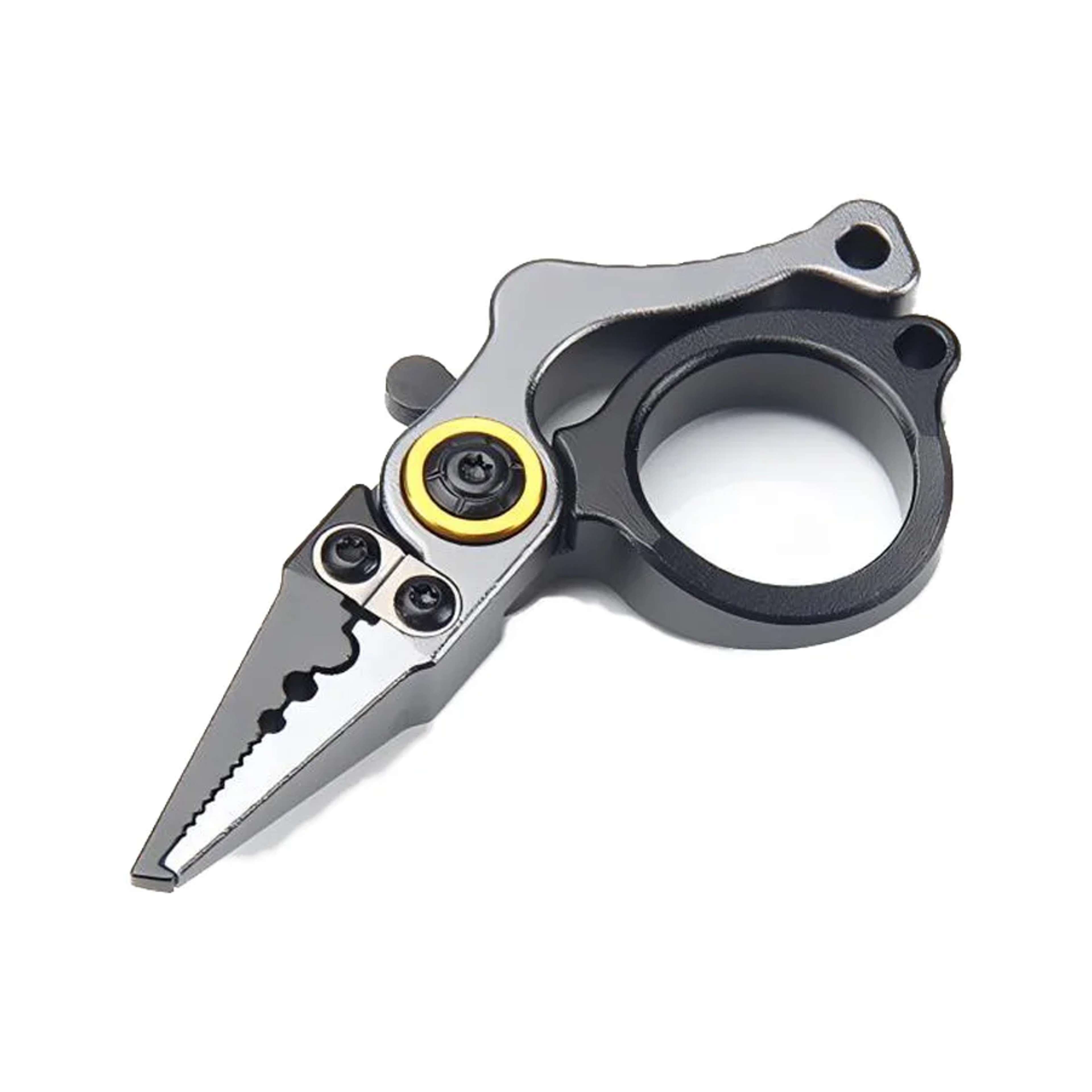 Ultimate Compact Fishing Pliers With Line Cutter  Split Ring Opener Lockable Durable Angler Tool 6