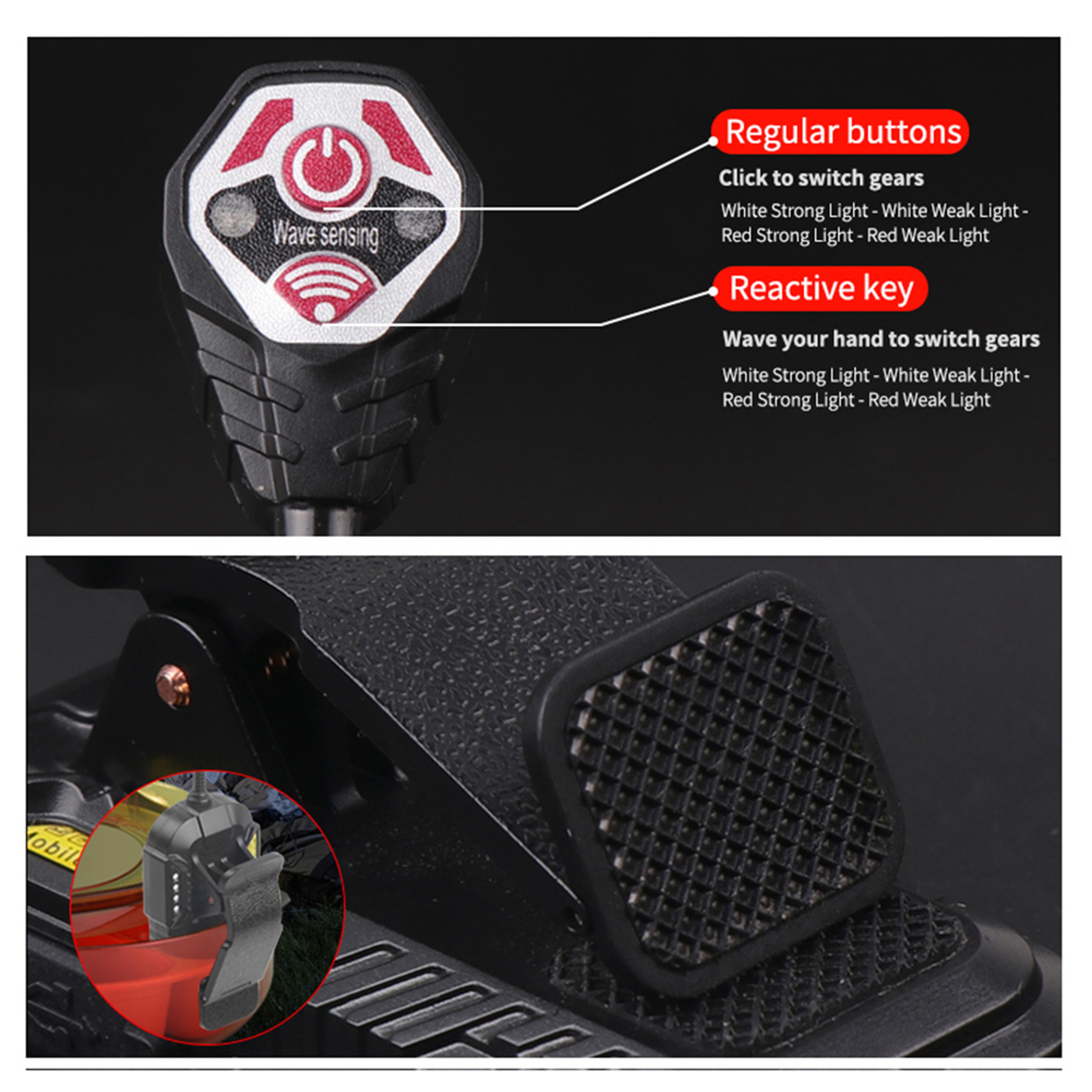Rechargeable Book Light with Motion Sensor & Clip On Reading Light  Hands Free LED Lamp for Bed, Camping & Outdoor Use – view 6