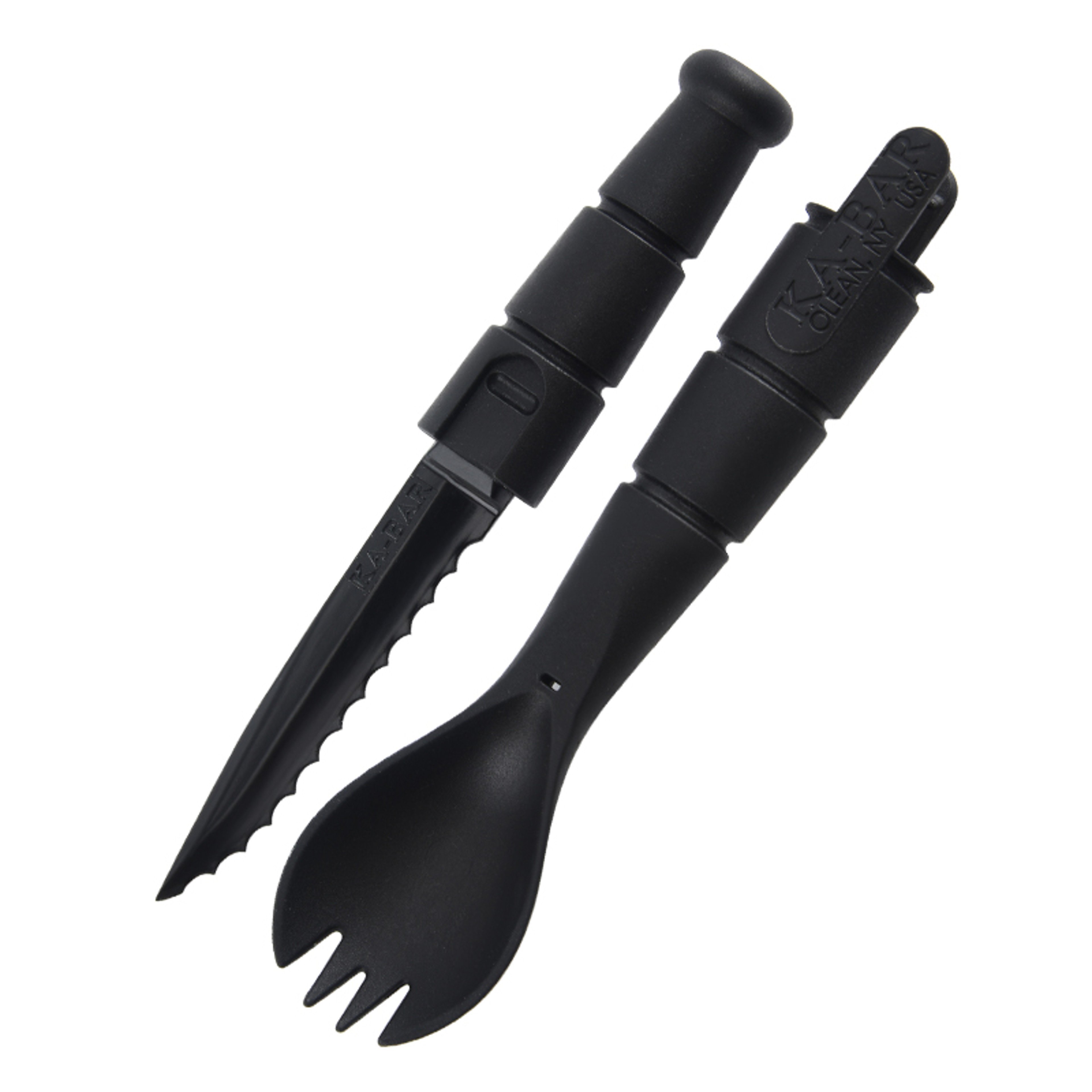 Compact Tactical EDC Utensil Set Portable Mini Tableware Knife, Fork & Spoon – view 9