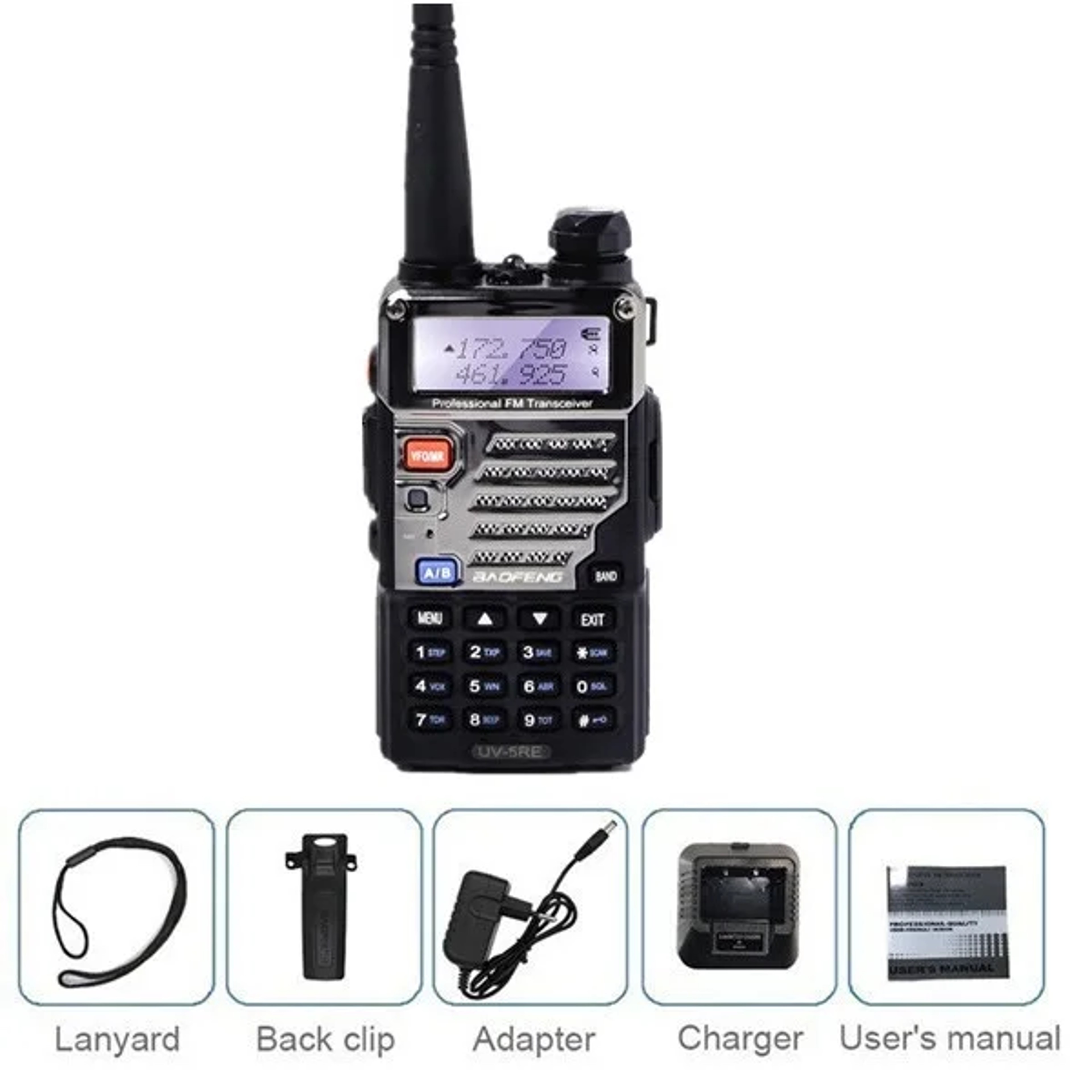 Baofeng UV Handheld Two Way Radio VHF UHF Transceiver 5