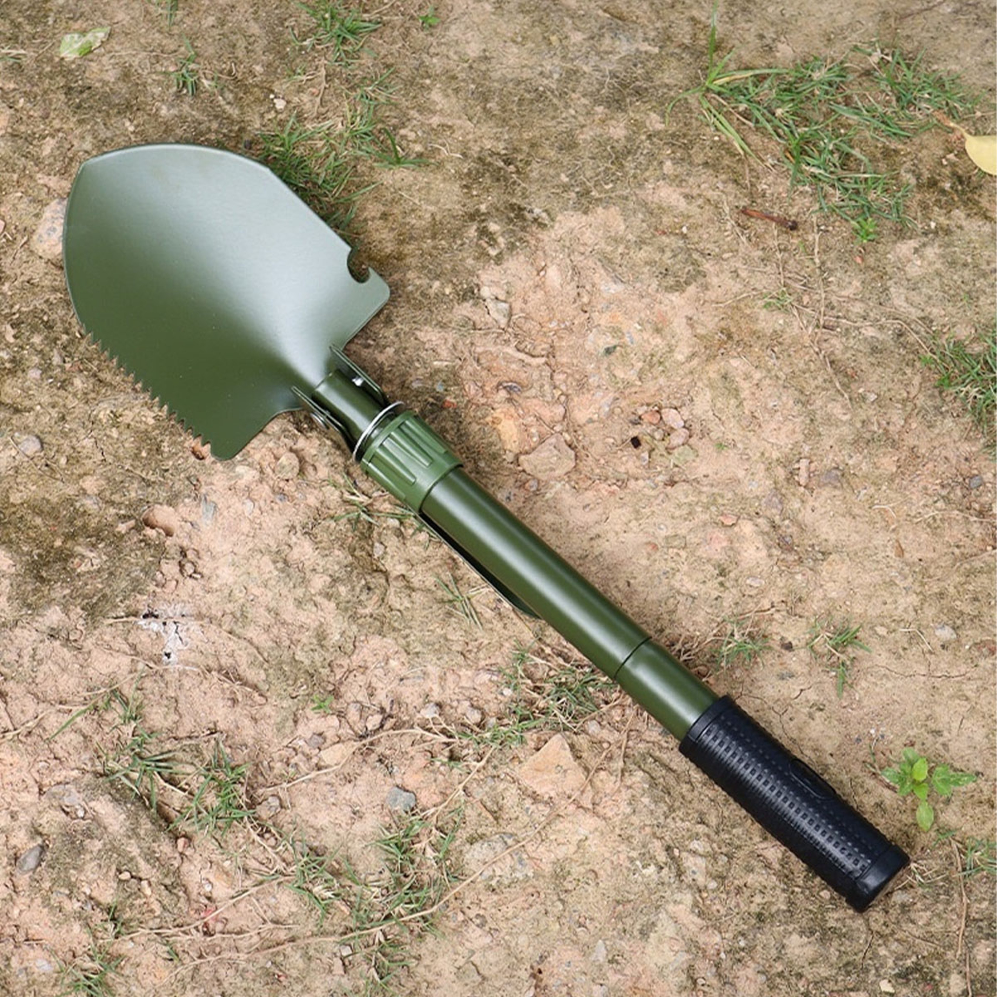 Compact Foldable Camping Shovel Multifunctional Hiking Tool for Outdoor Adventures – view 6