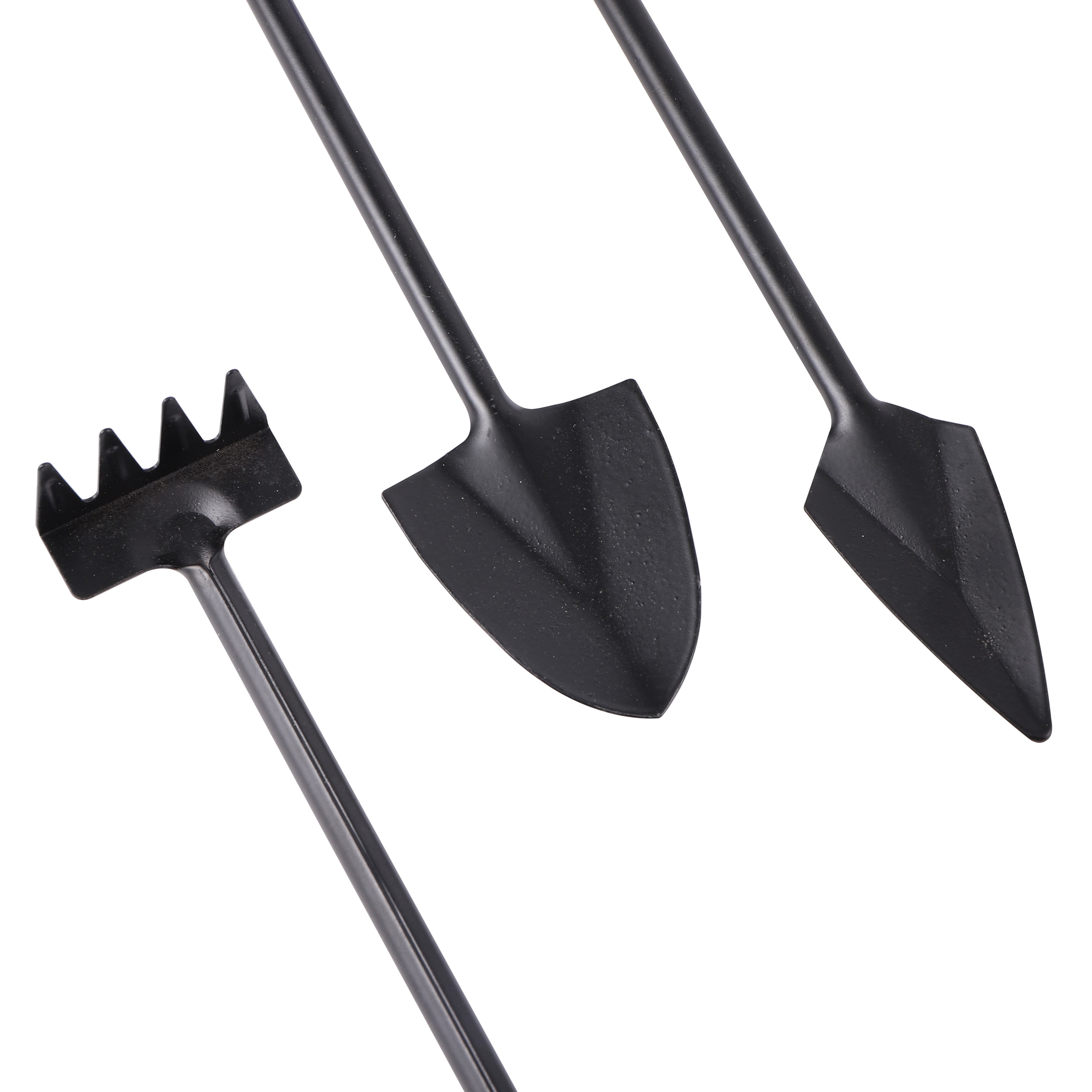 Compact Piece Gardening Tools Set for Indoor Plants Mini Shovel, Hand Trowel & Garden Rake – view 5
