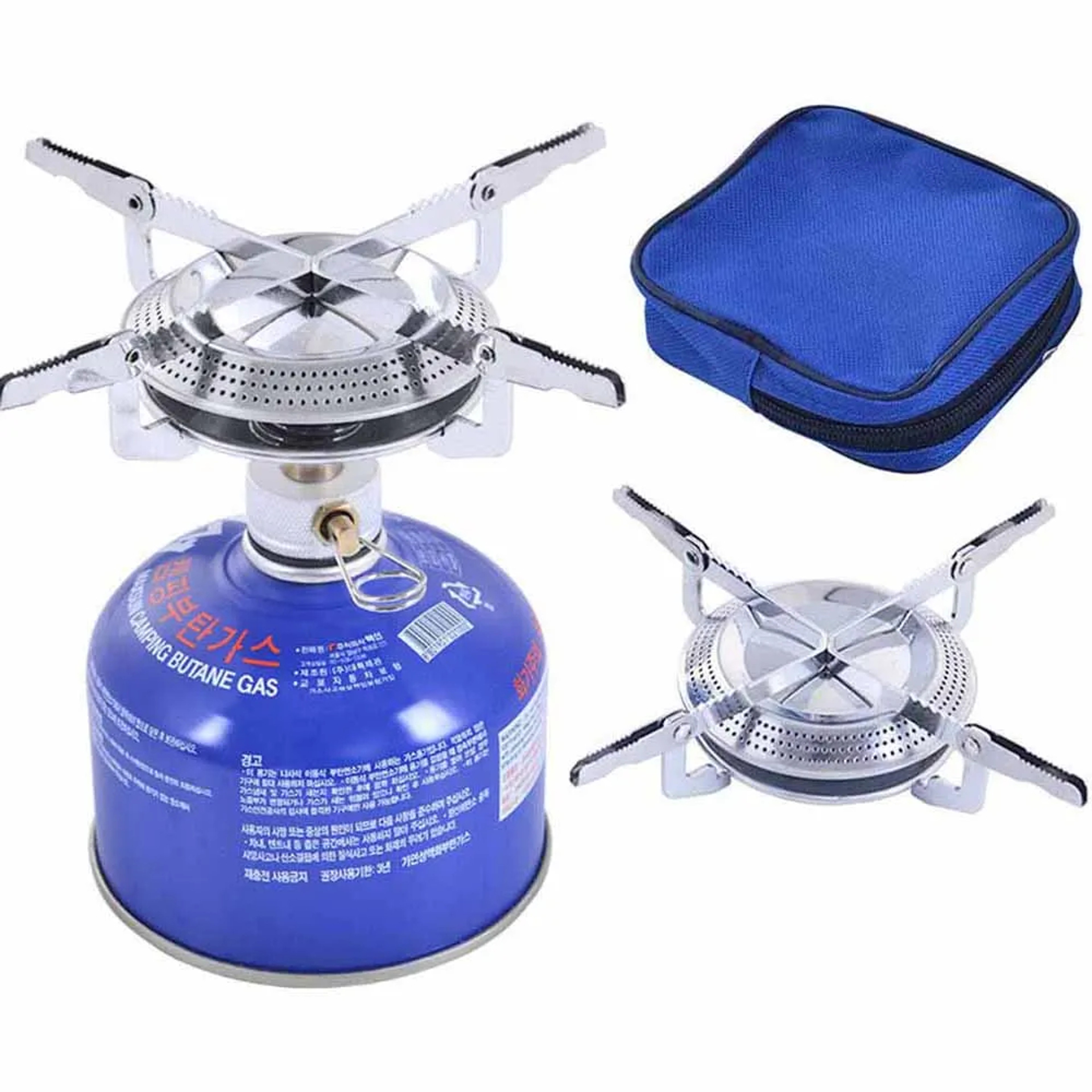 Windproof Portable Camping Stove Foldable Backpacking Gas Burner for Outdoor Cooking – view 7