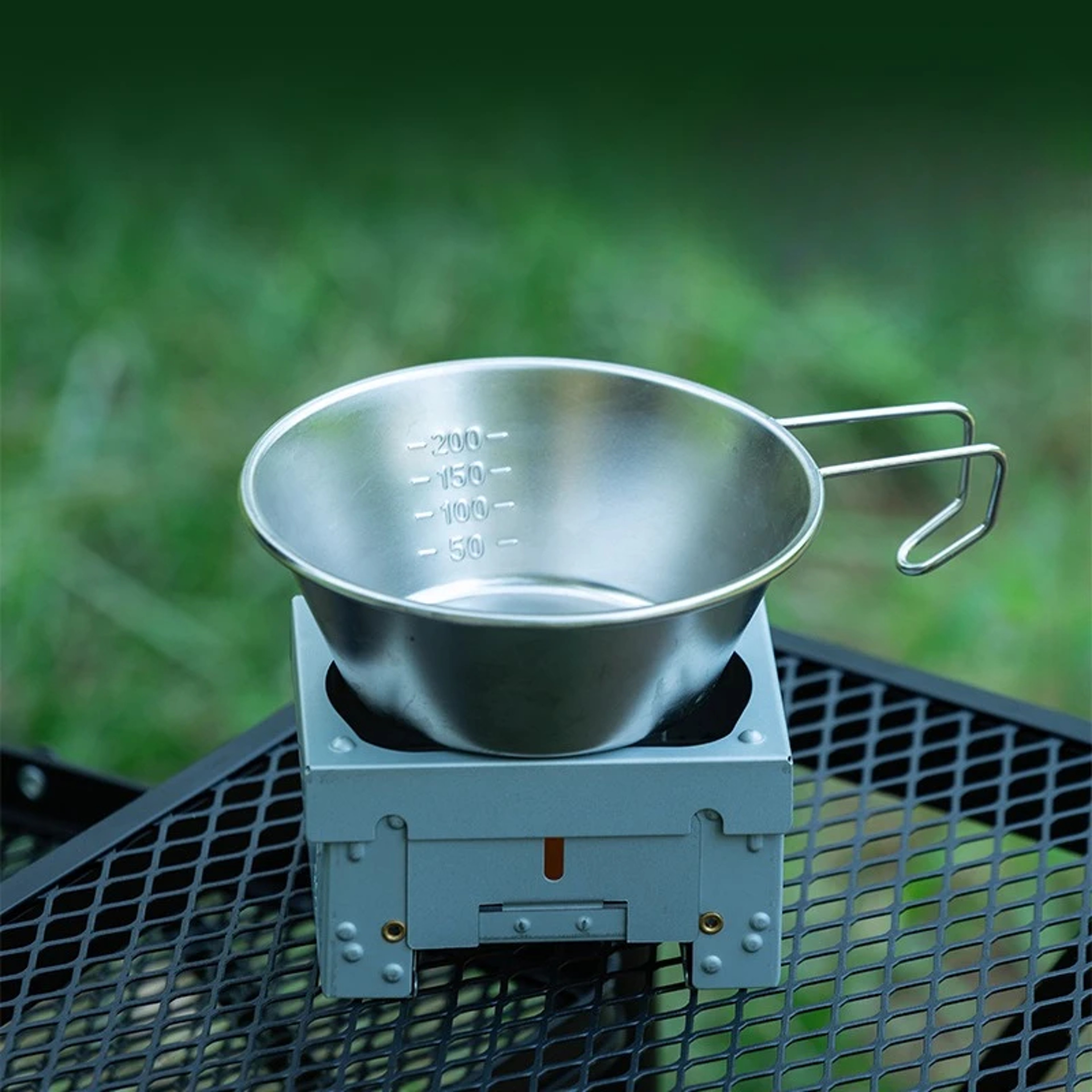 Portable Mini Camping Stove Windproof Foldable Alcohol Burner – view 3