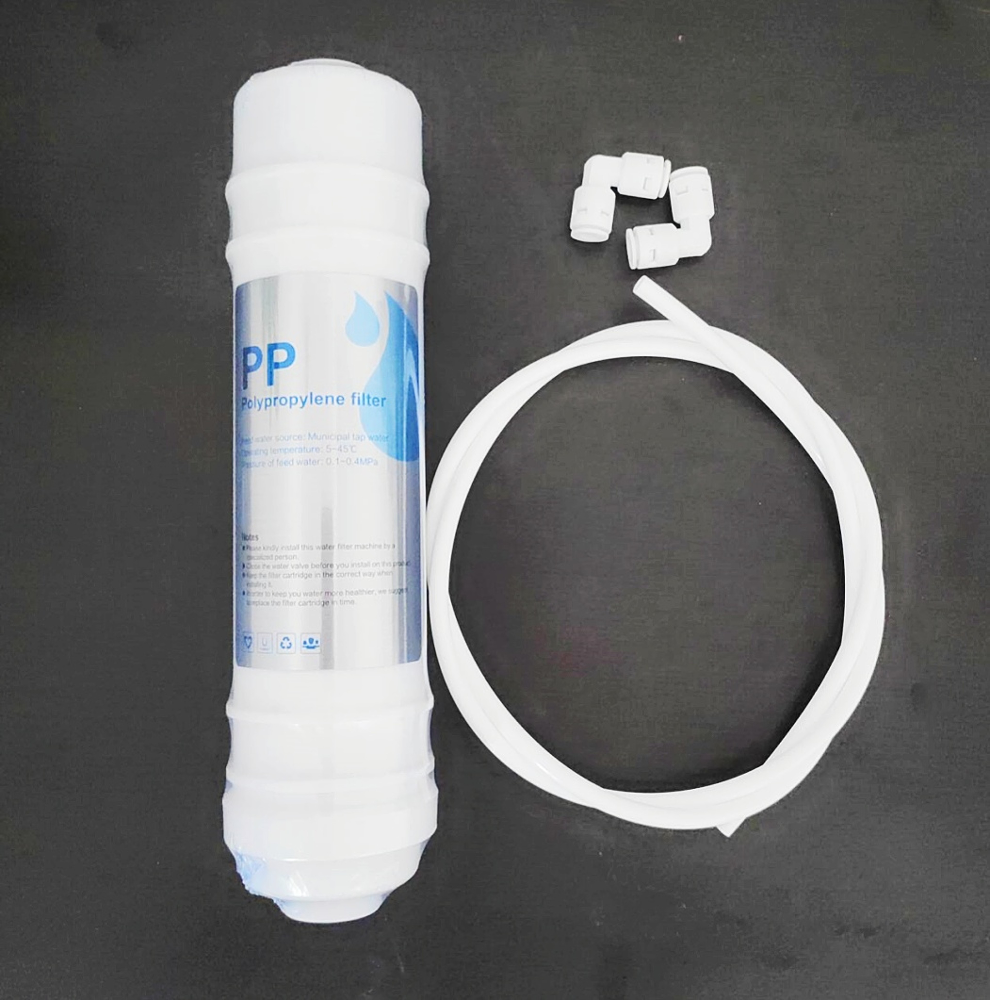 Universal Inline Water Filter with PP Sediment Filter for Washing Machine Toilet Faucet – view 1