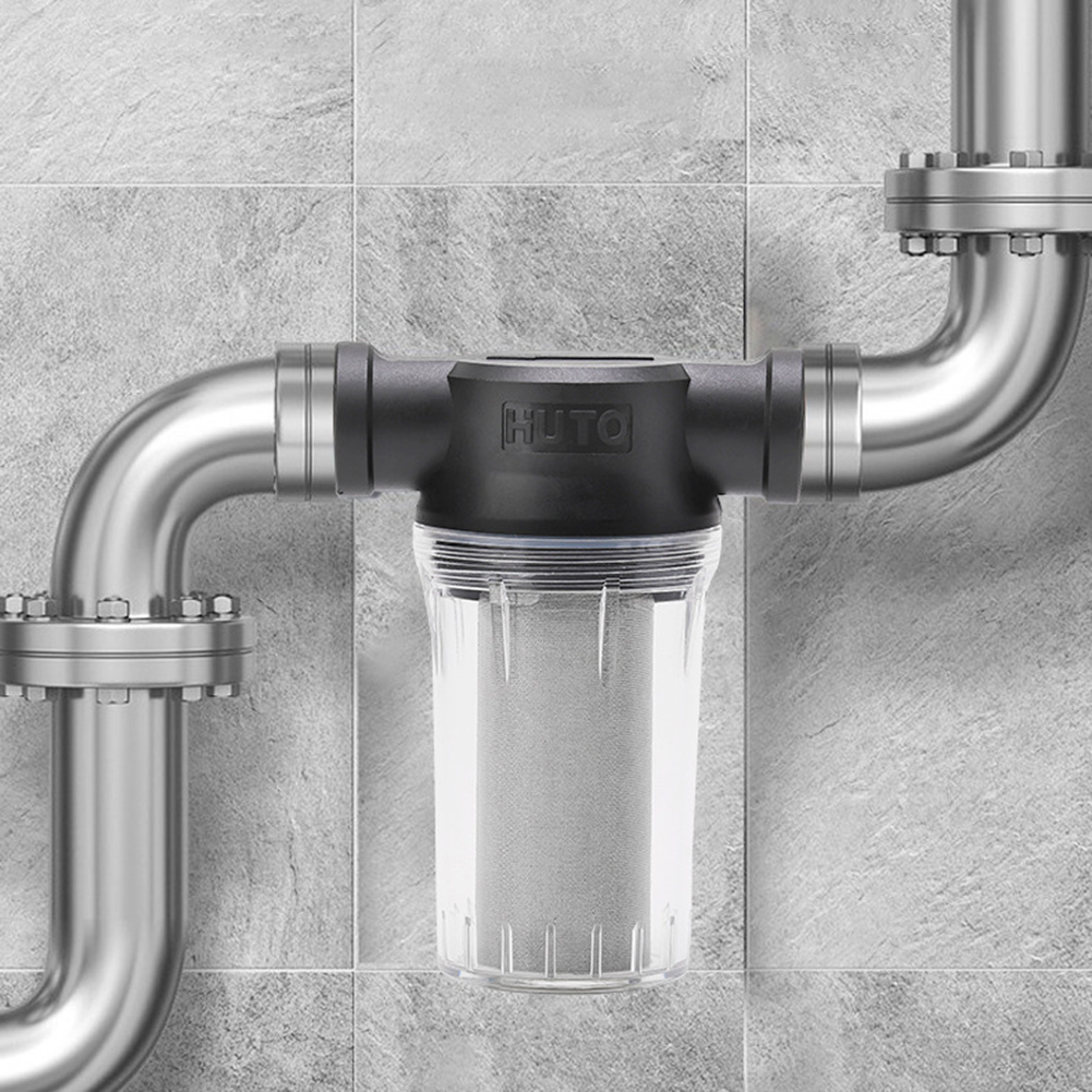 Mesh Spin Down Sediment Filter Water Pre Filter for Tanks and Aquaculture Systems – view 3