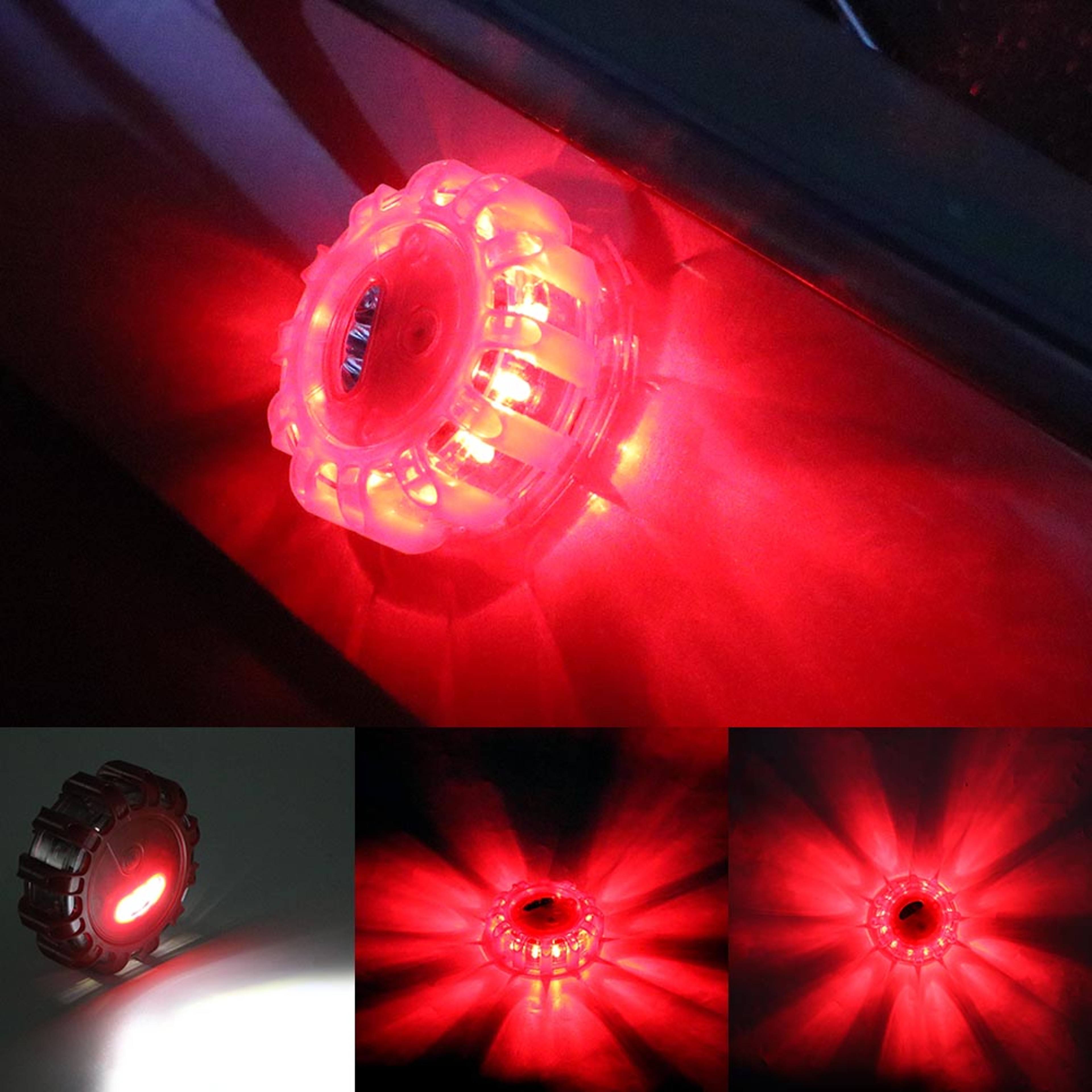 LED Emergency Strobe Light Safety Barricade & Vehicle Warning Beacon – view 1