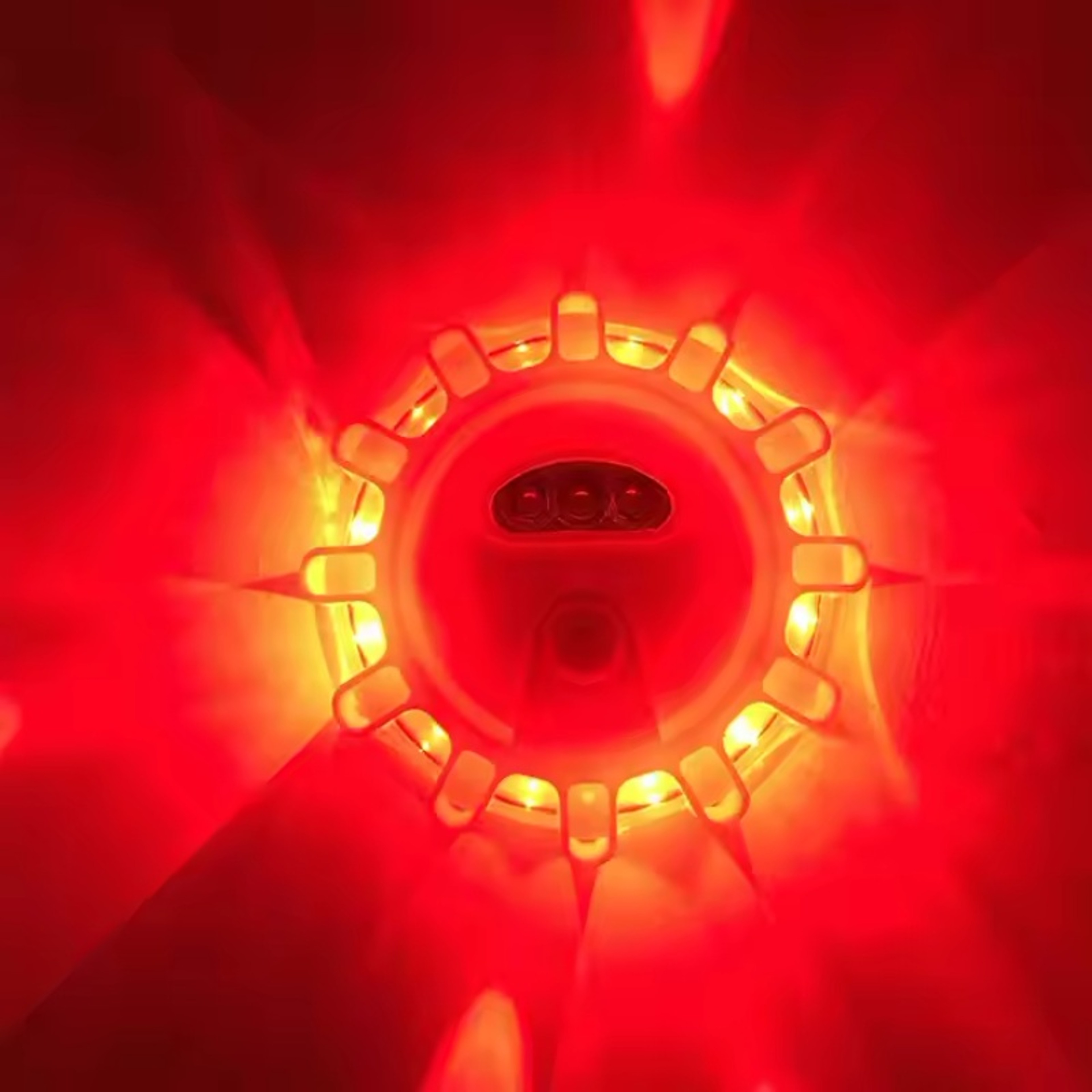 USB Rechargeable LED Road Safety Flares with Magnetic Emergency Beacon – view 7
