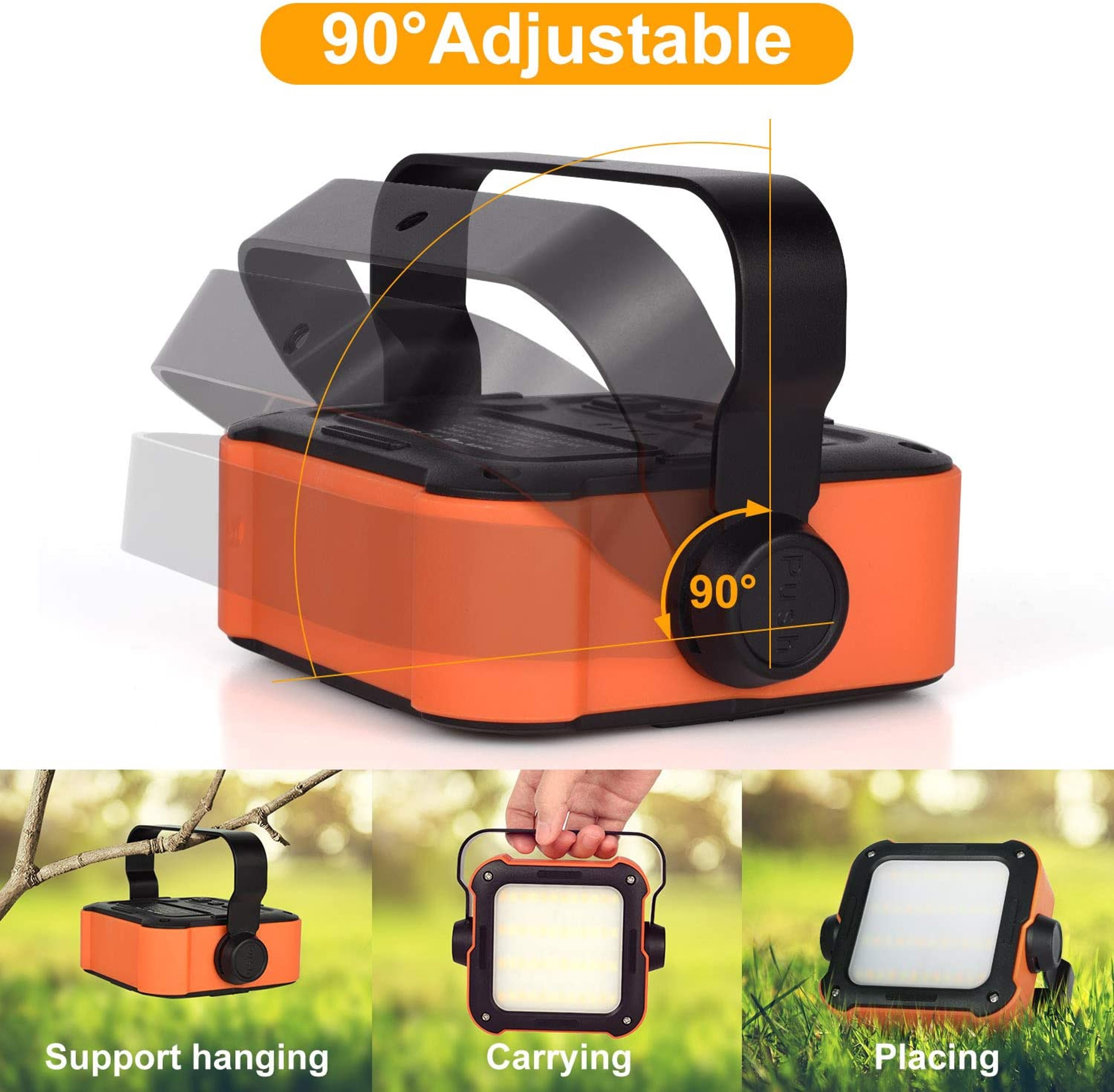 Rechargeable Portable LED Lantern & Power Bank for Camping & Emergencies – view 6
