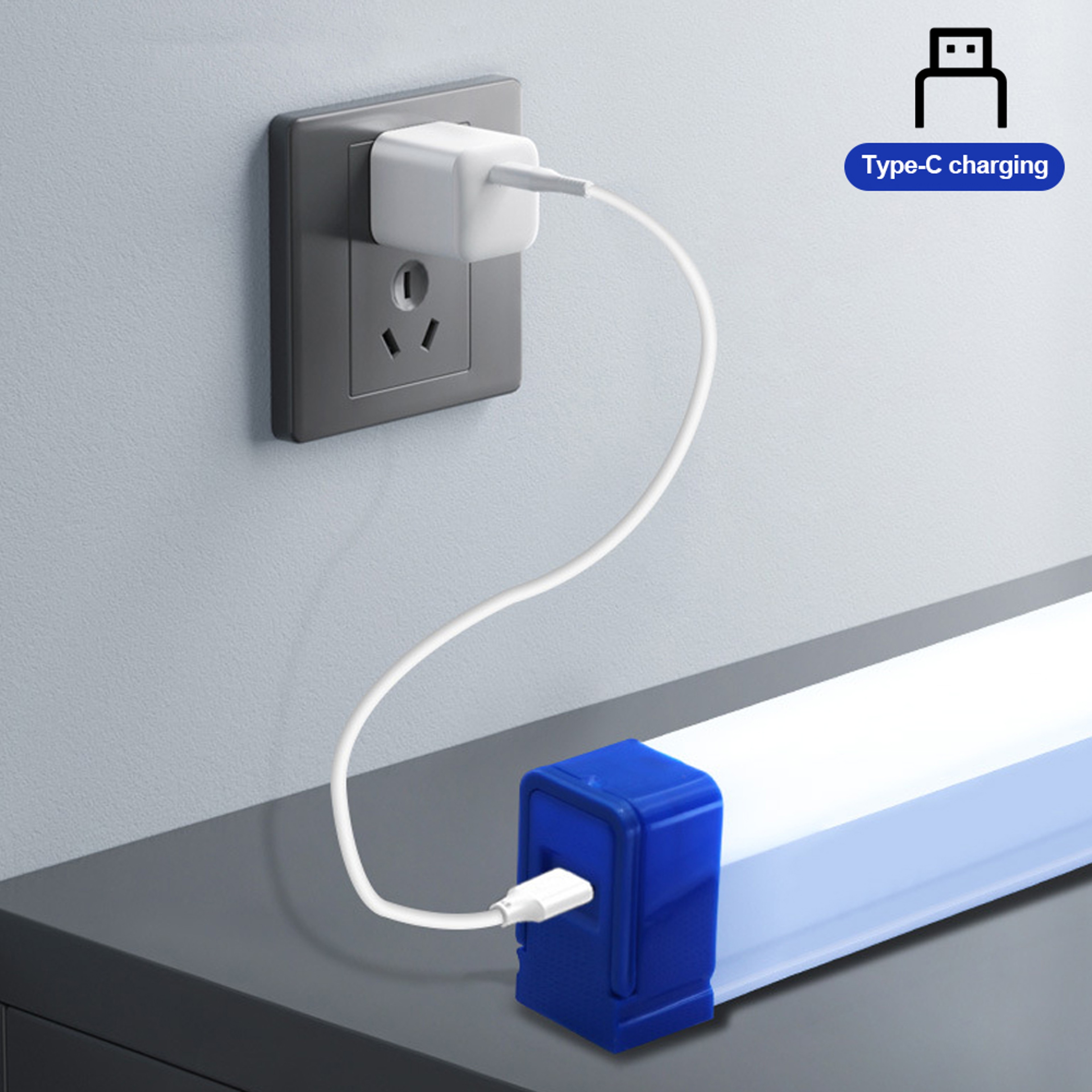 Portable LED Rechargeable Camping Lamp Adjustable USB & Emergency Light – view 3