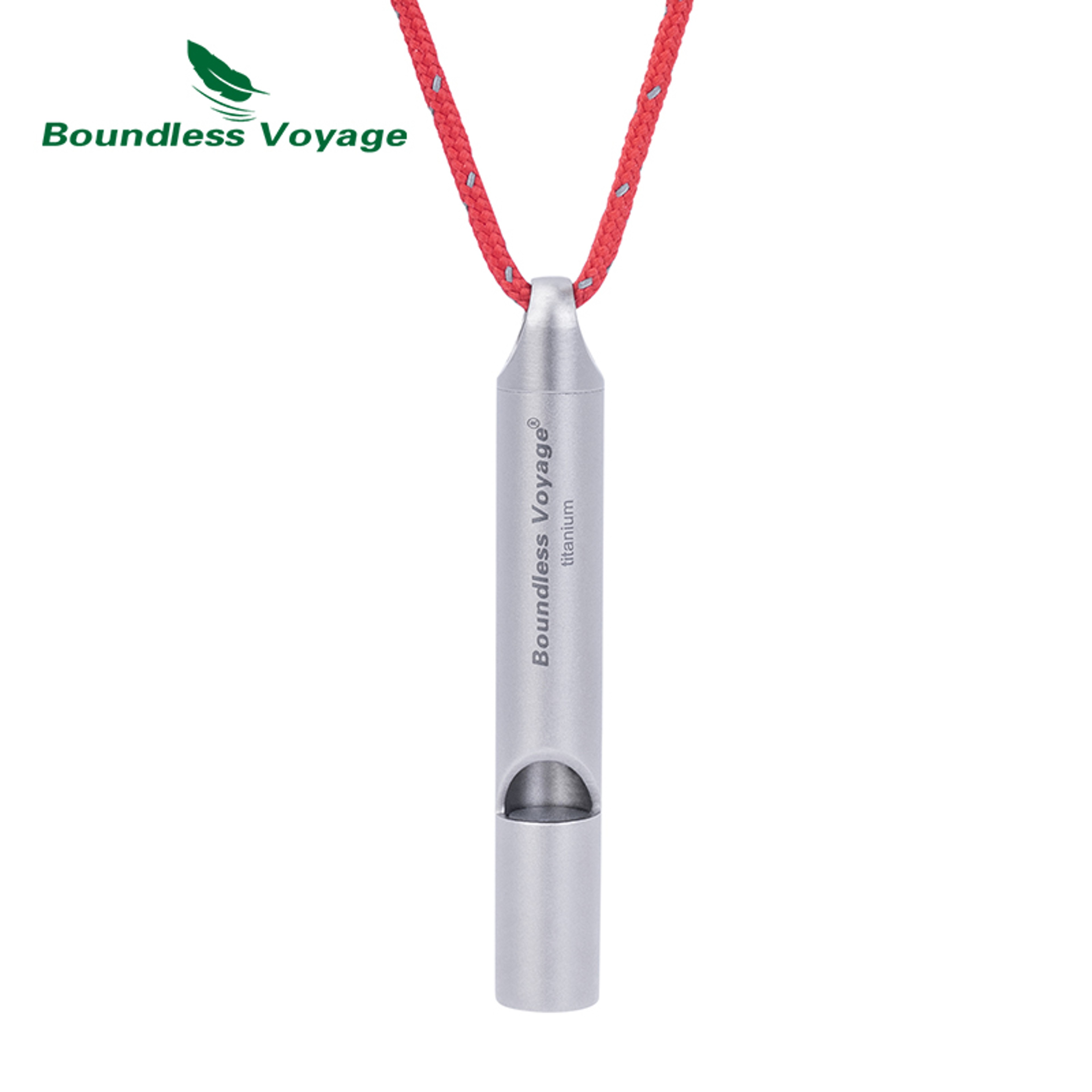 Boundless Voyage Titanium Emergency Whistle for Camping & Hiking – view 2