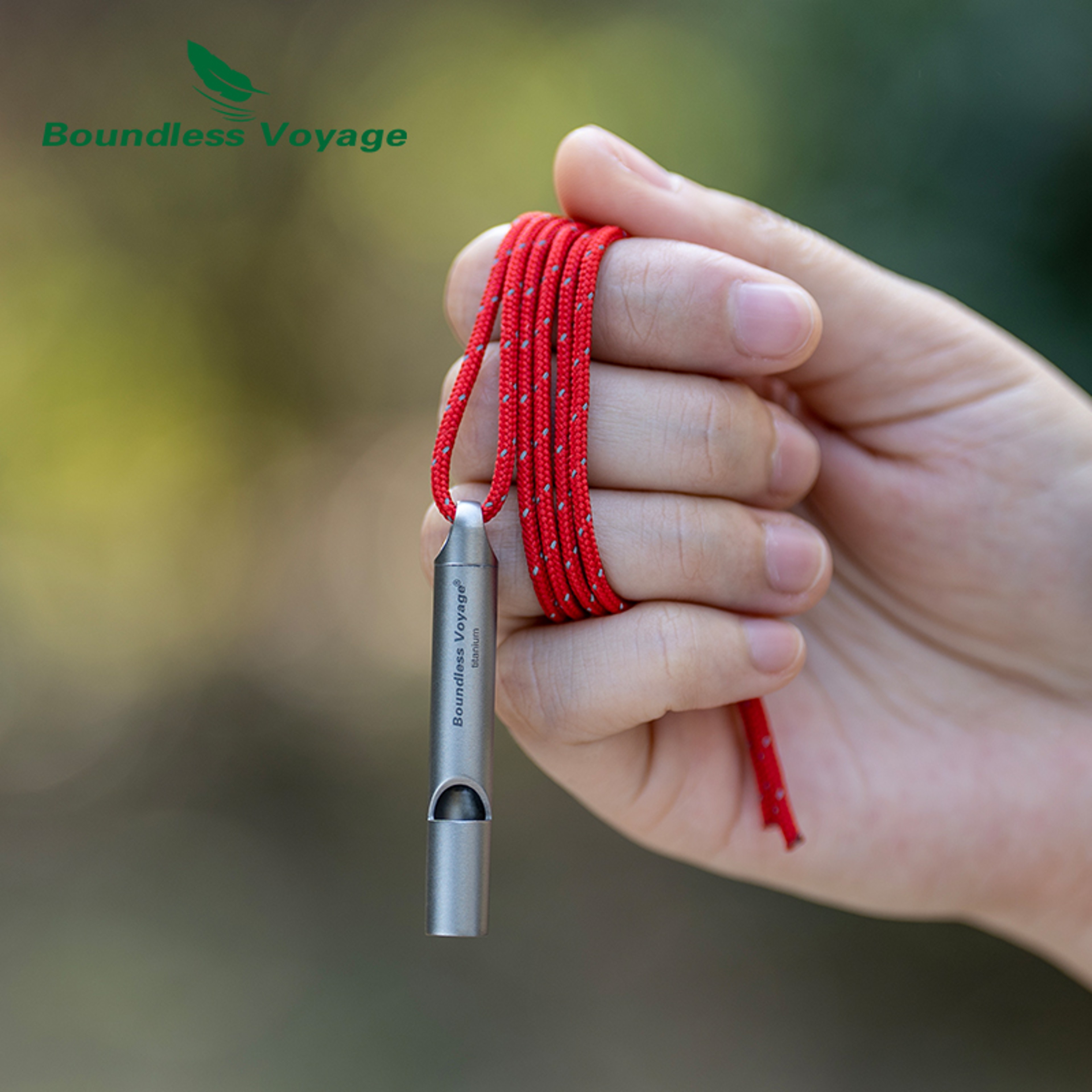 Boundless Voyage Titanium Emergency Whistle for Camping & Hiking – view 5