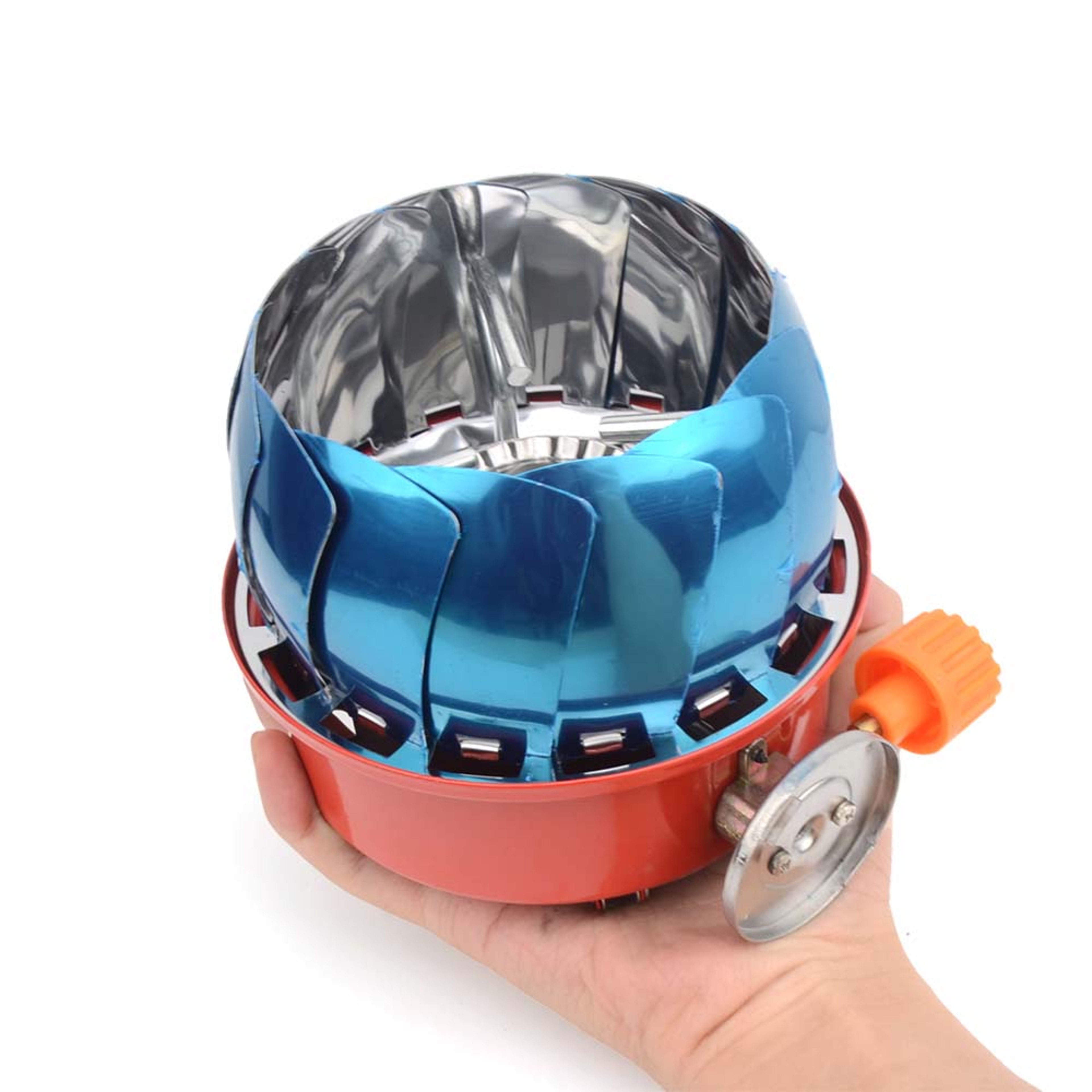 Windproof Portable Camping Stove with Storage Bag for Hiking & Picnic – view 4