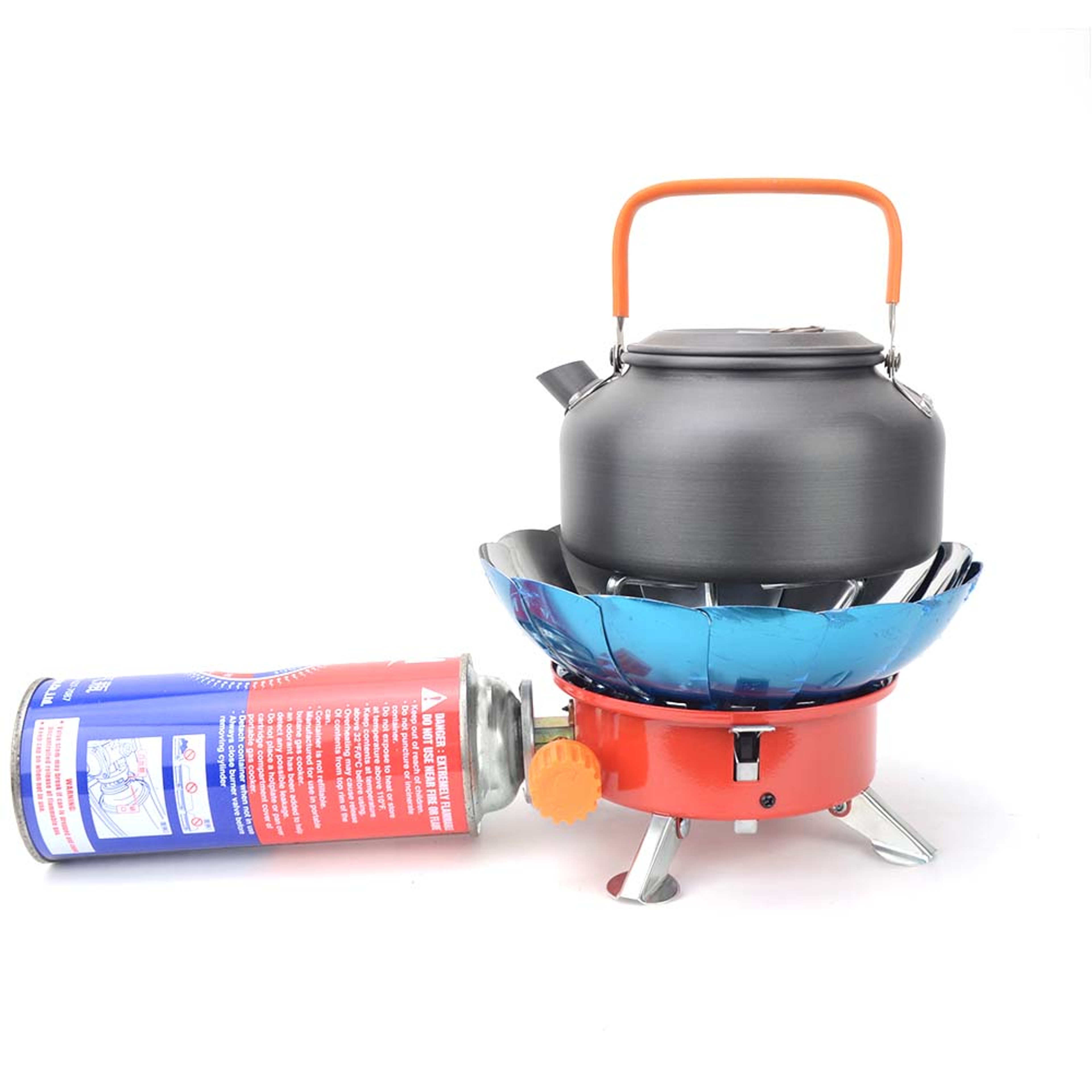 Windproof Portable Camping Stove with Storage Bag for Hiking & Picnic – view 5