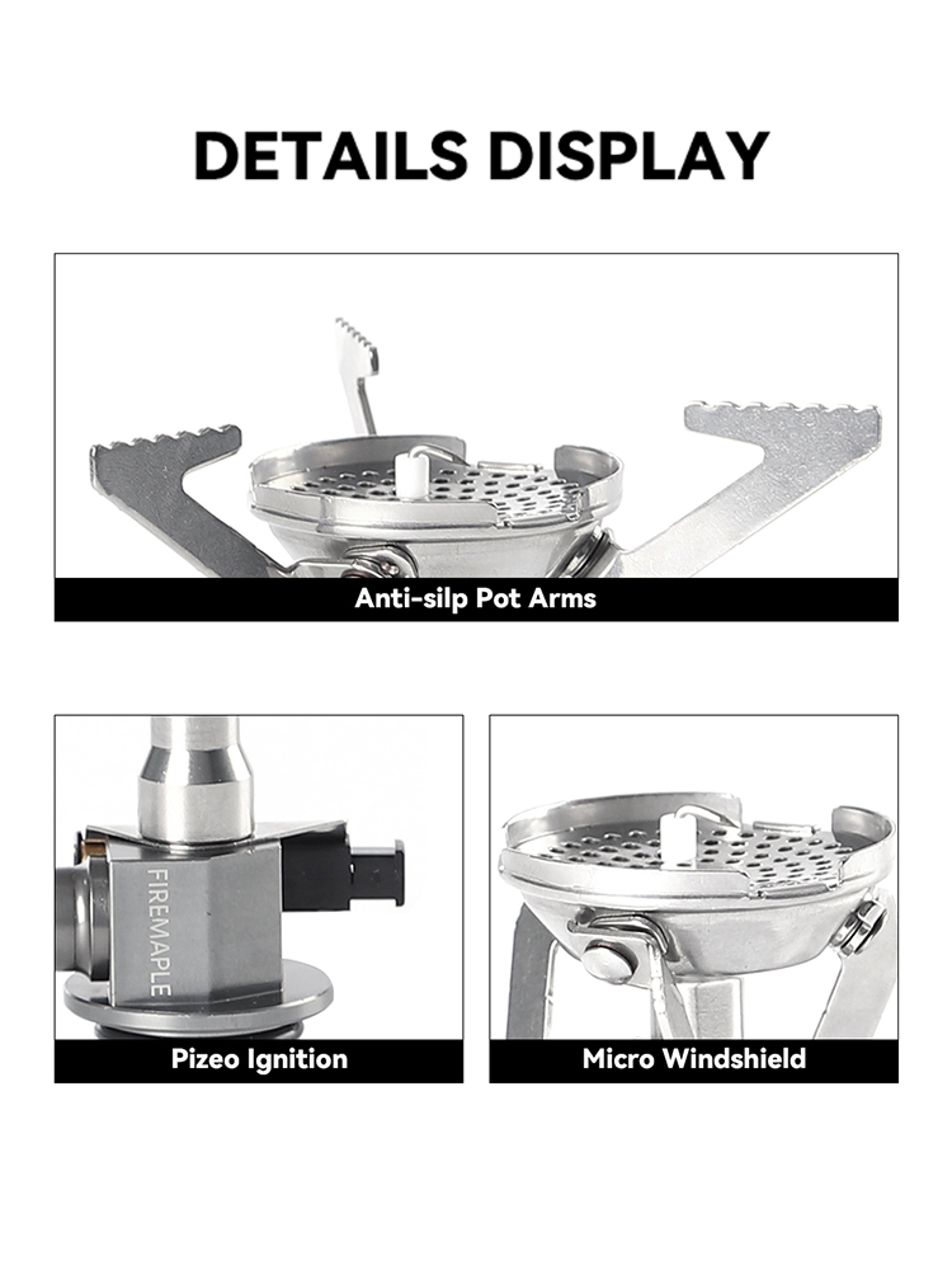 Fire Maple Greenpeak II Portable Camping Stove with Pressure Regulator – view 3