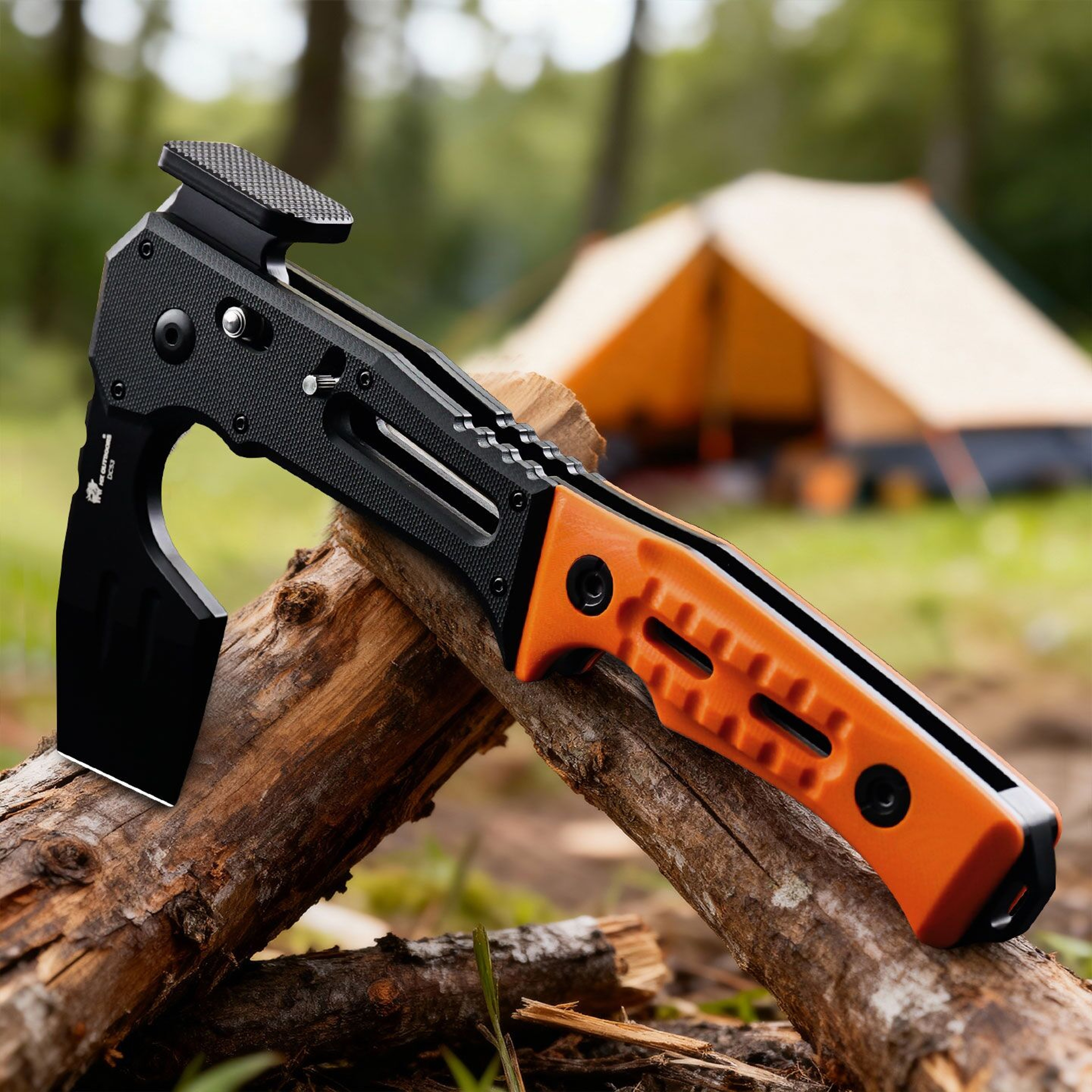 Hx Outdoors Folding Tactical Tomahawk Axe For Camping  Survival 1