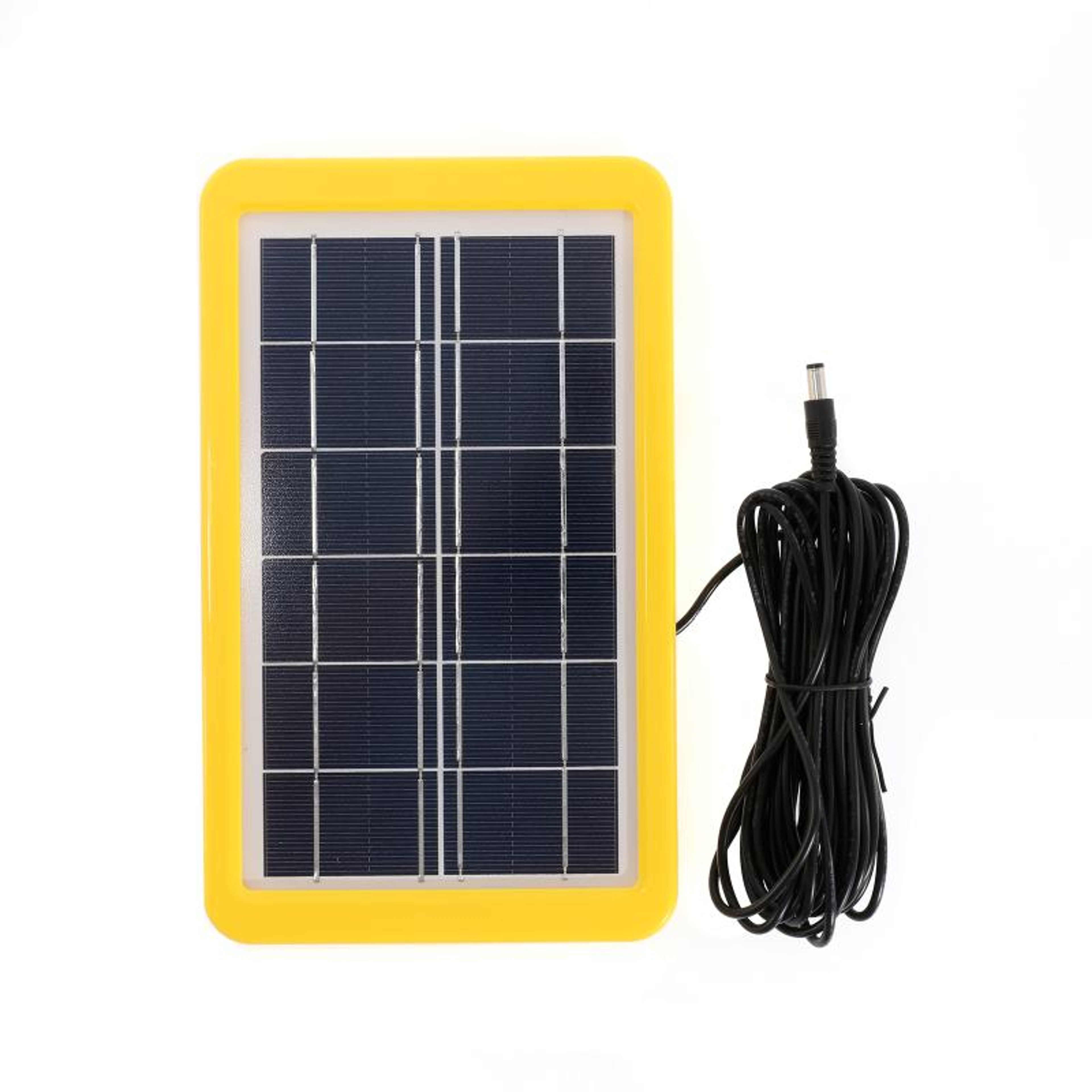 Solar Panel Emergency Light Kit With USB Charger  LED Bulbs 4
