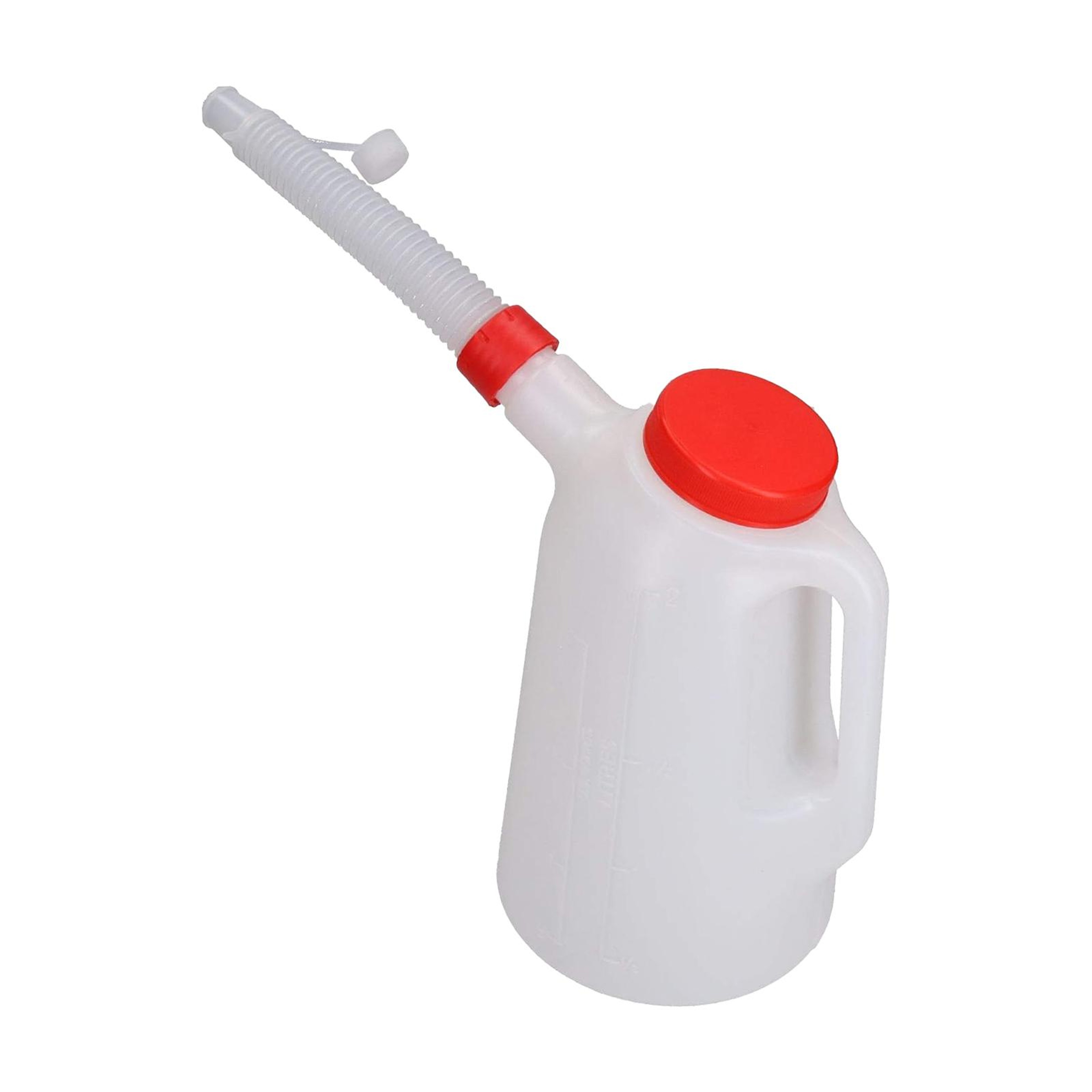 Premium ABS Oil Measuring Jug with Scale and Cap for Engine & Fuel Oil – view 2