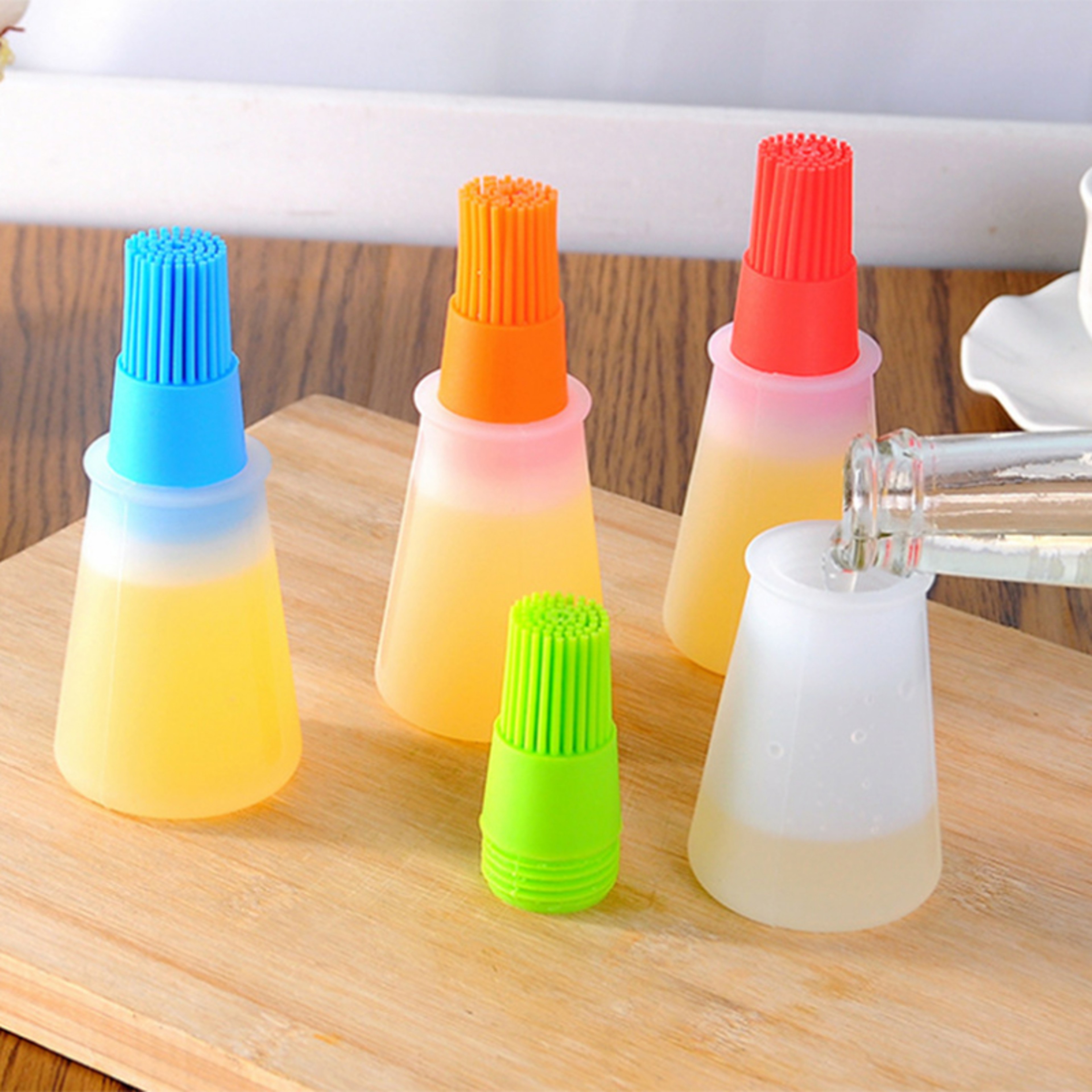 Heat Resistant Silicone Oil Brush For BBQ  Baking Kitchen Tool 1